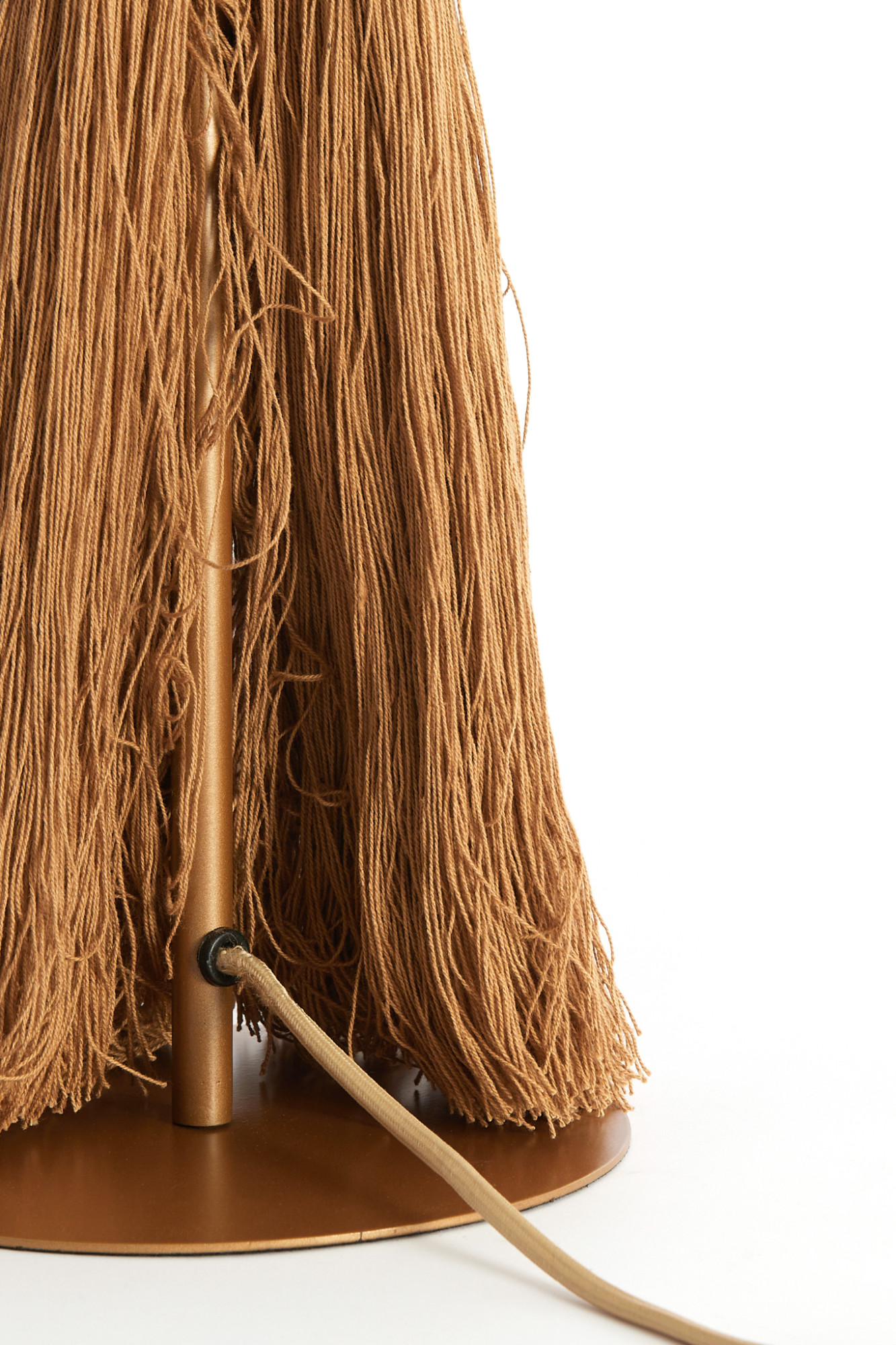 Lampe en tissu avec franges Light & Living Espino – Image 3