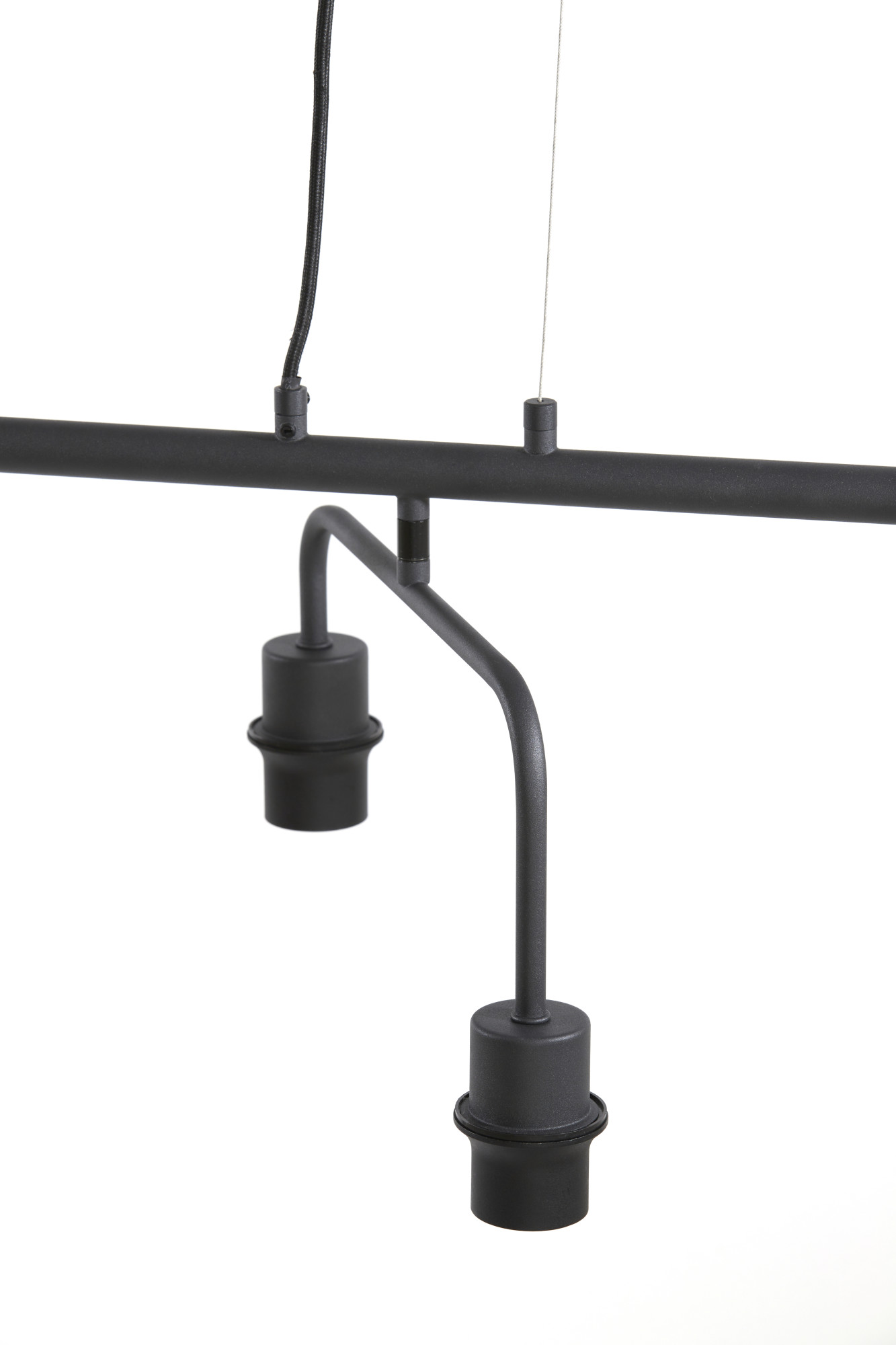 Suspension noire moderne avec rail Light & Living Edisa – Image 3