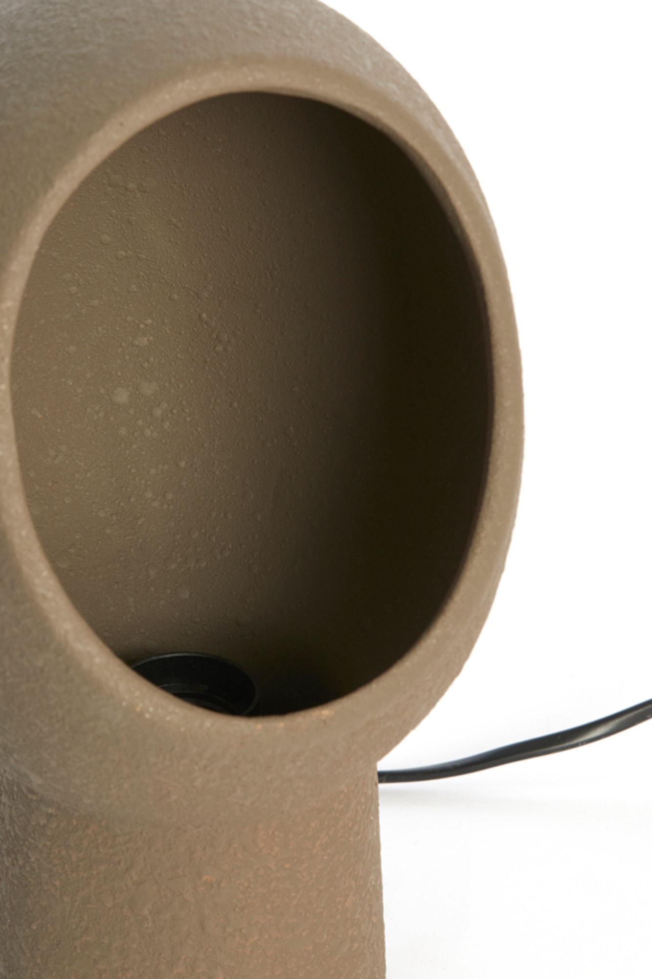 Lampe de table Light & Living Monk avec abat-jour sculptural brun – Image 6