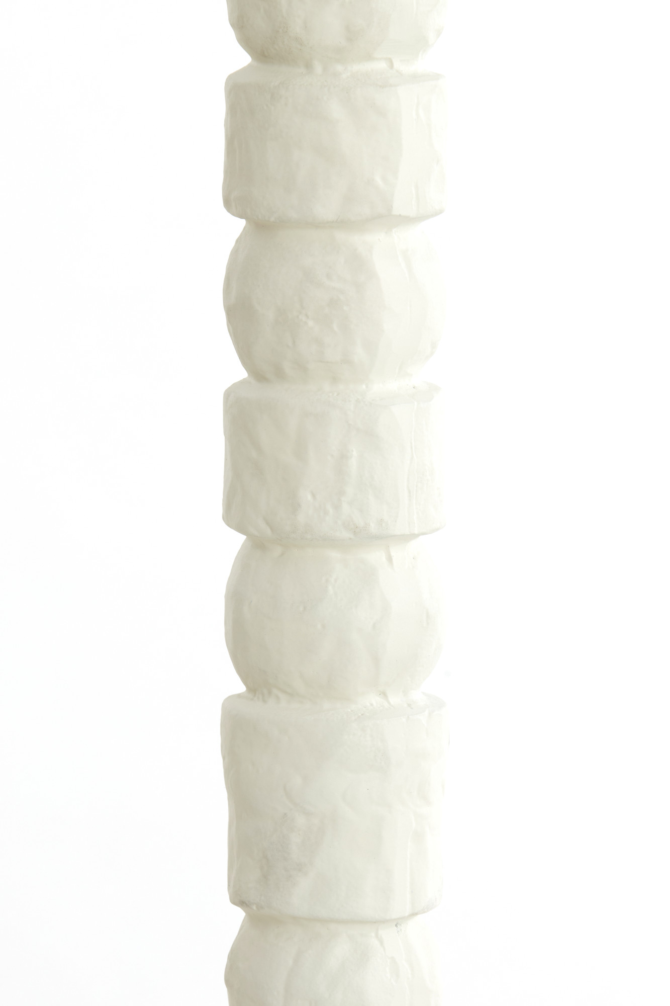 Piedestal de lampe blanche au design moderne Light & Living Akti – Image 4