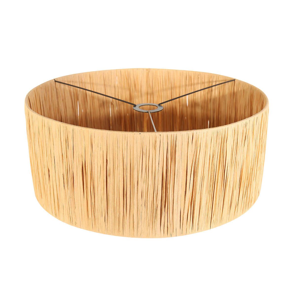 Lampadaire bronze classique avec abat-jour en jonc Steinhauer Sparkled Light – Image 5