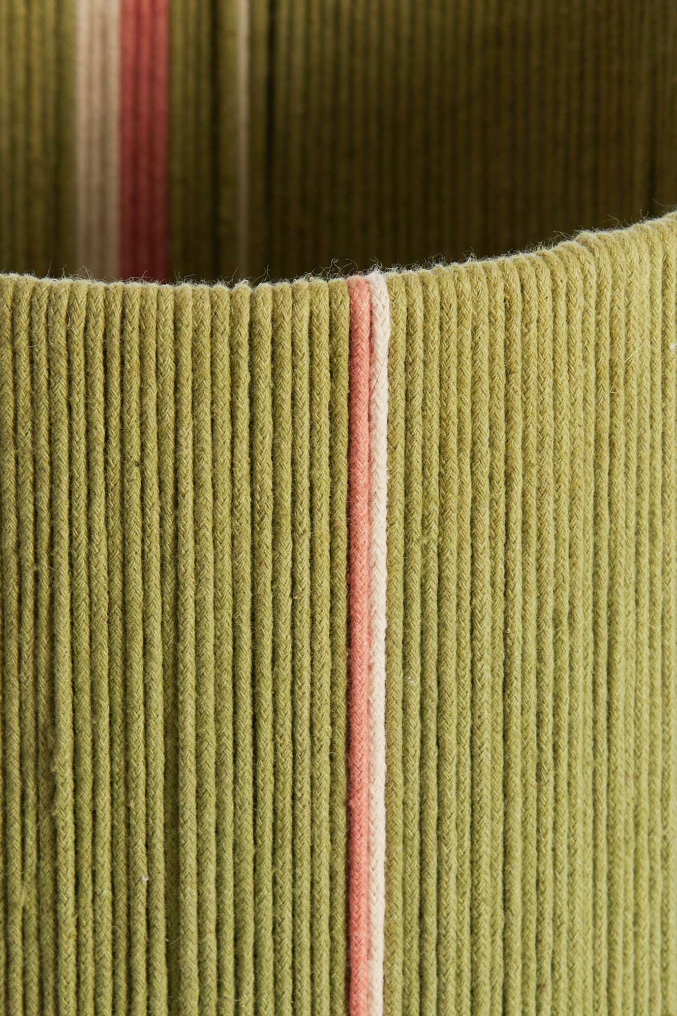 abat-jour rayé vert olive Light & Living Medan – Image 4