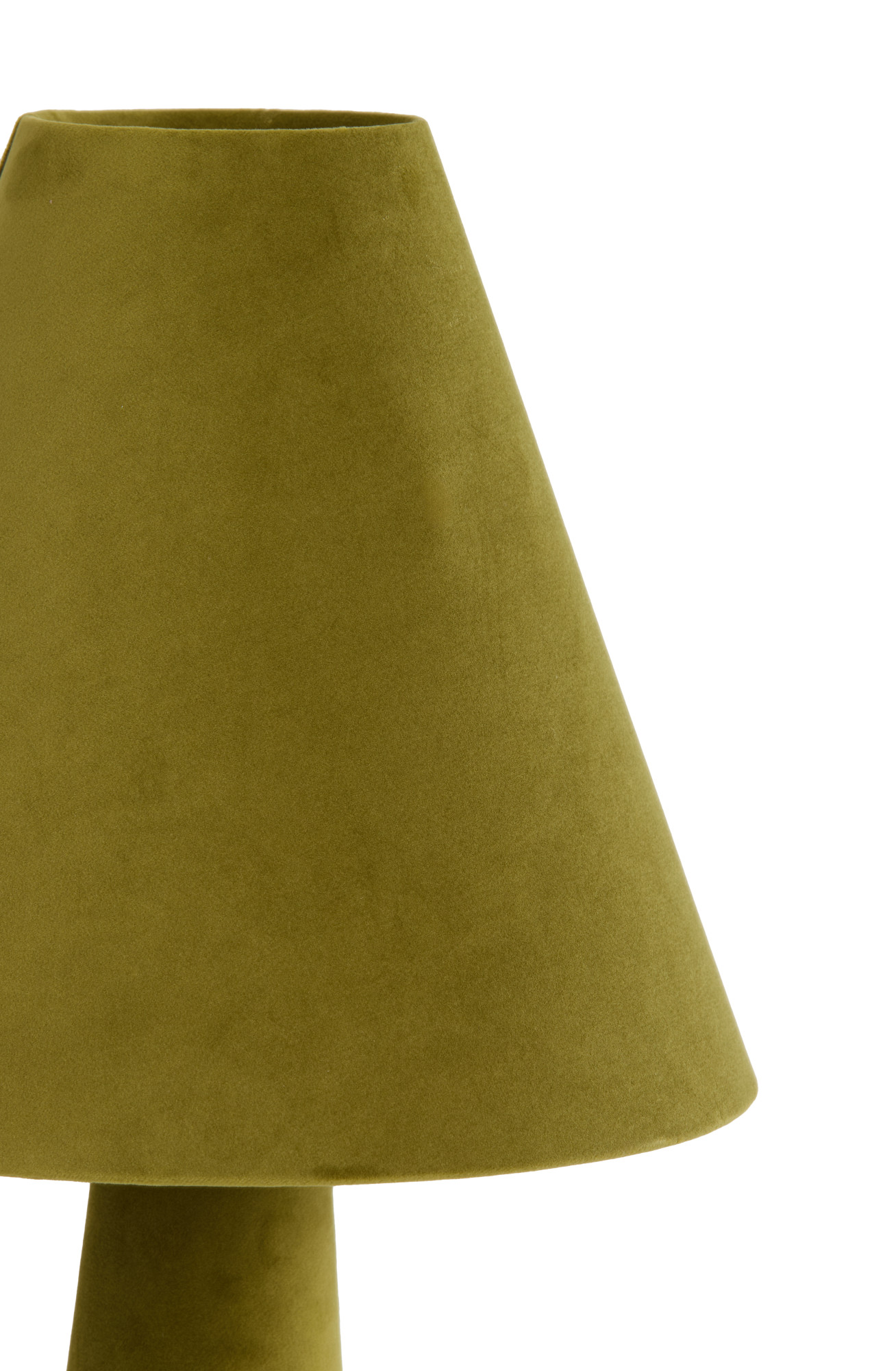 Lampe verte olive en tissu style rétro Light & Living Devia – Image 3