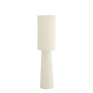 Lampadaire cylindrique beige Light & Living Mikkel