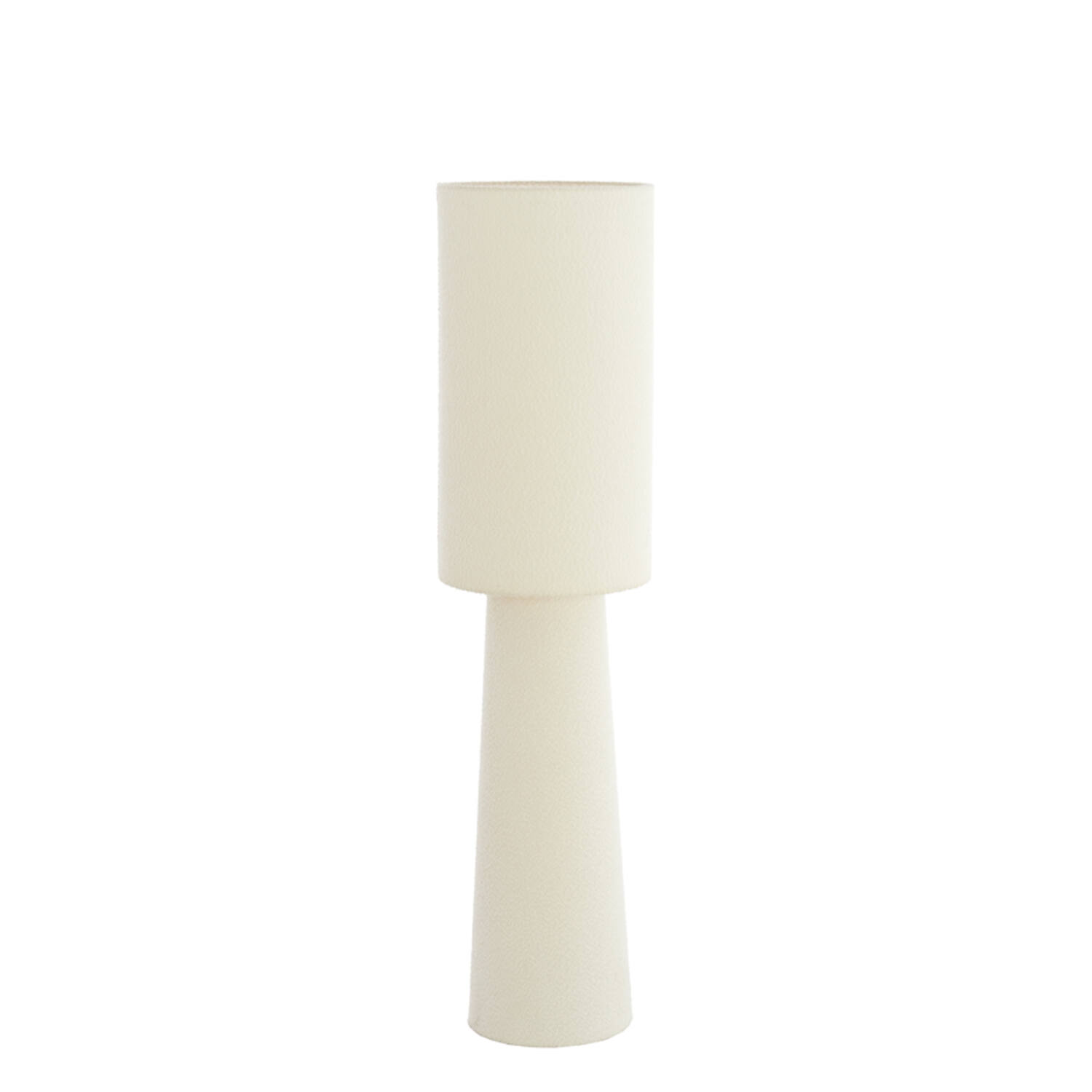 Lampadaire cylindrique beige Light & Living Mikkel