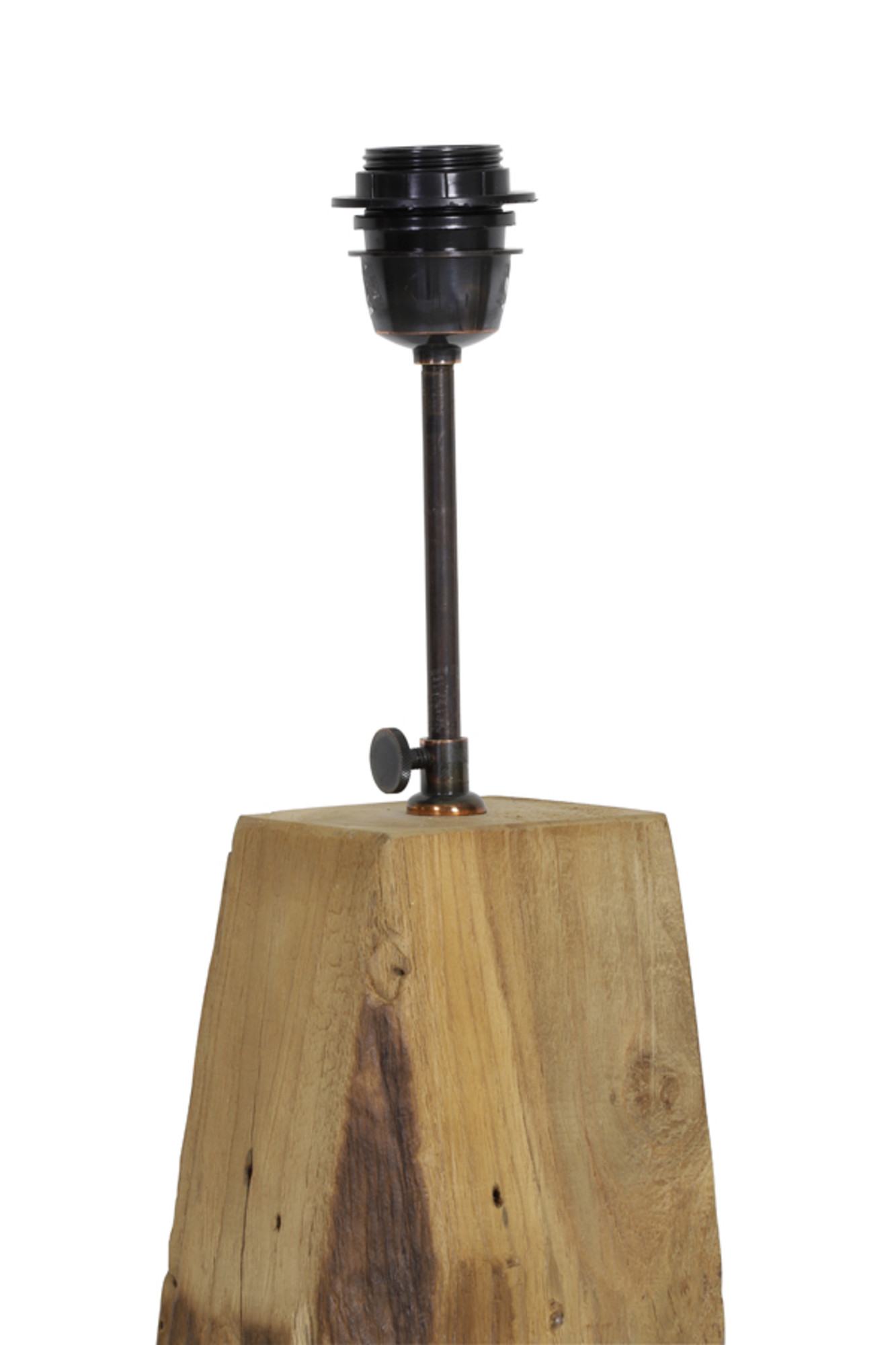 Piedestal de lampe en bois avec apparence naturelle Light & Living Karlovo – Image 8