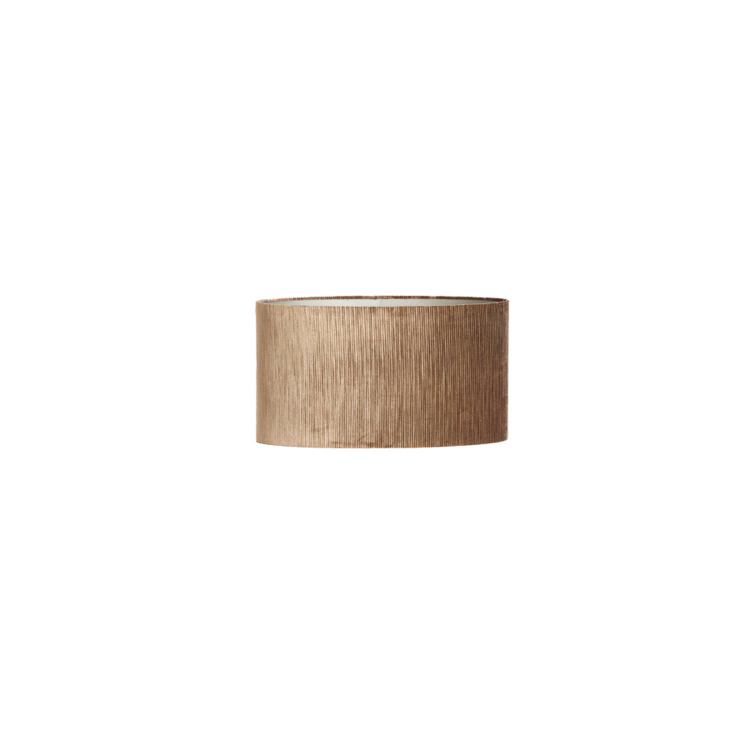 Abat-jour cylindrique doré pour l'ambiance Light & Living Flair