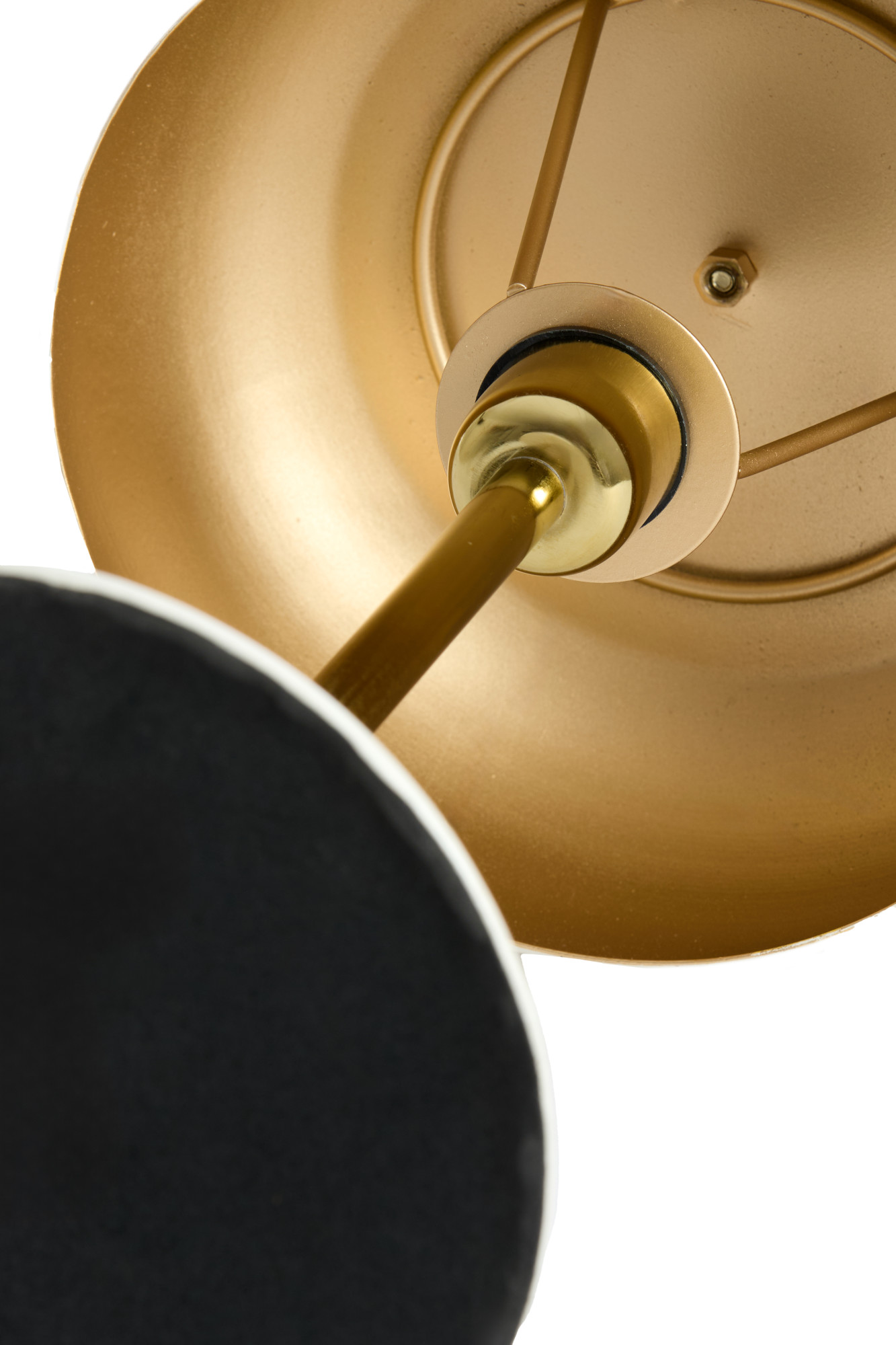 Lampe de bureau turquoise avec tige dorée Light & Living Surin – Image 7