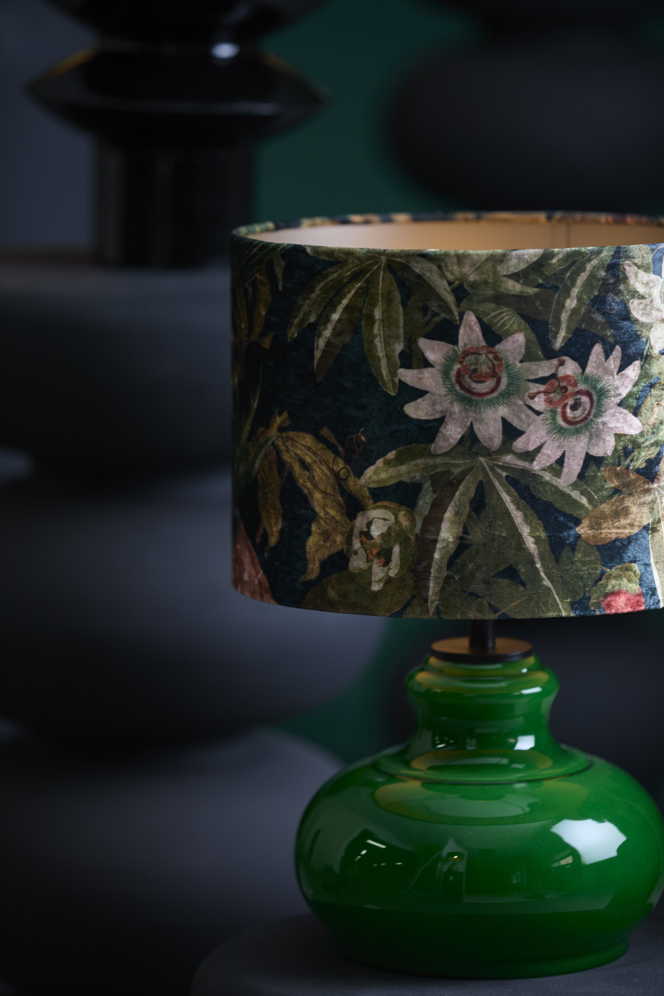 Piedestal de lampe en verre vert Light & Living Verde – Image 4