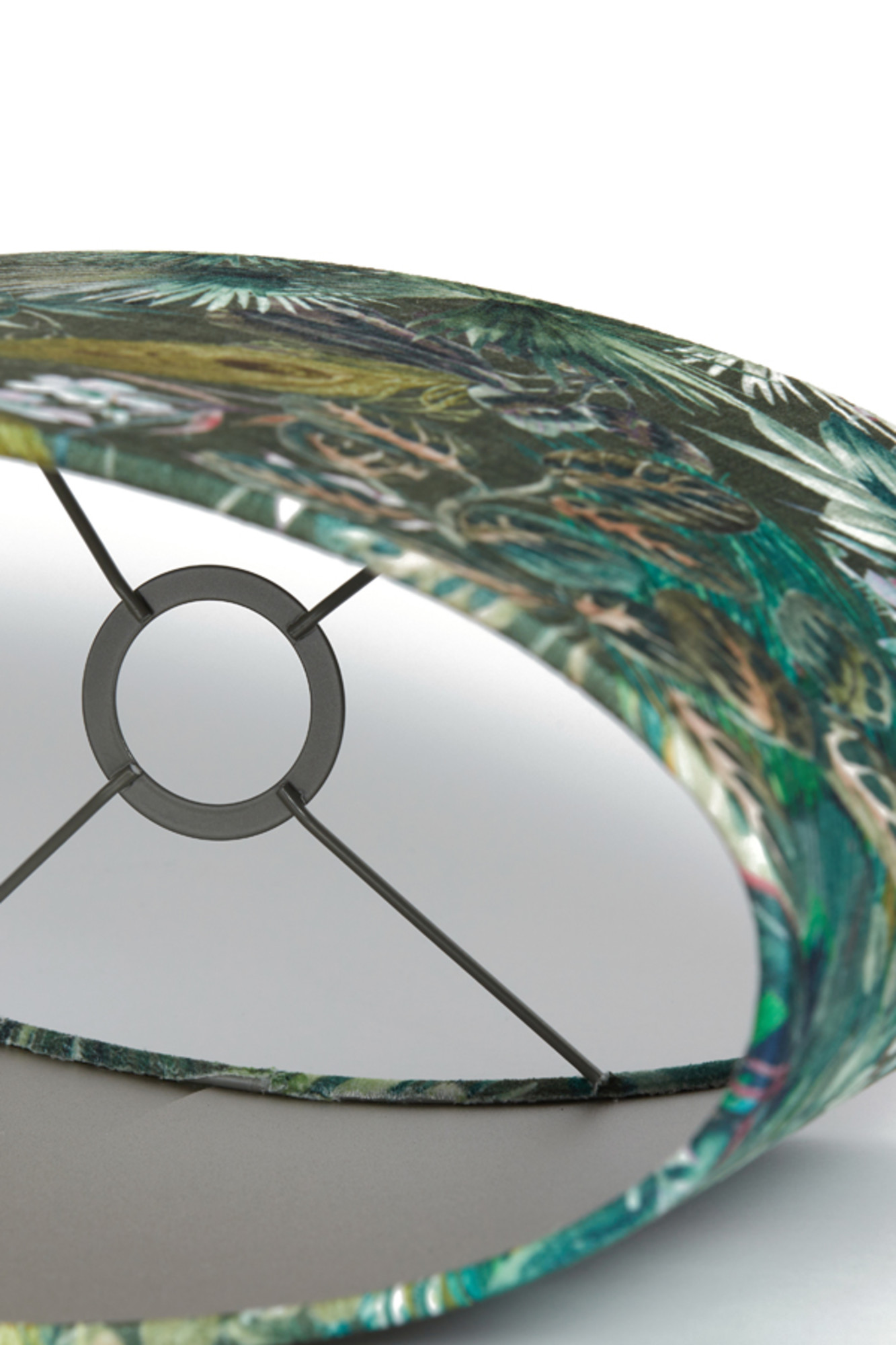 Abat-jour vert avec décoration de feuilles Light & Living Xenia Flora – Image 7