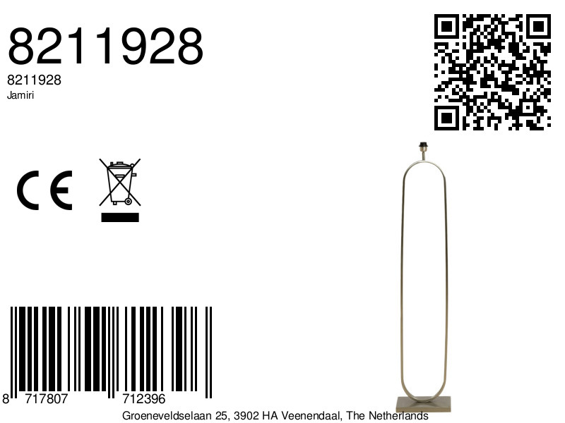 Lampadaires élégants en plusieurs couleurs Light & Living Jamiri – Image 7