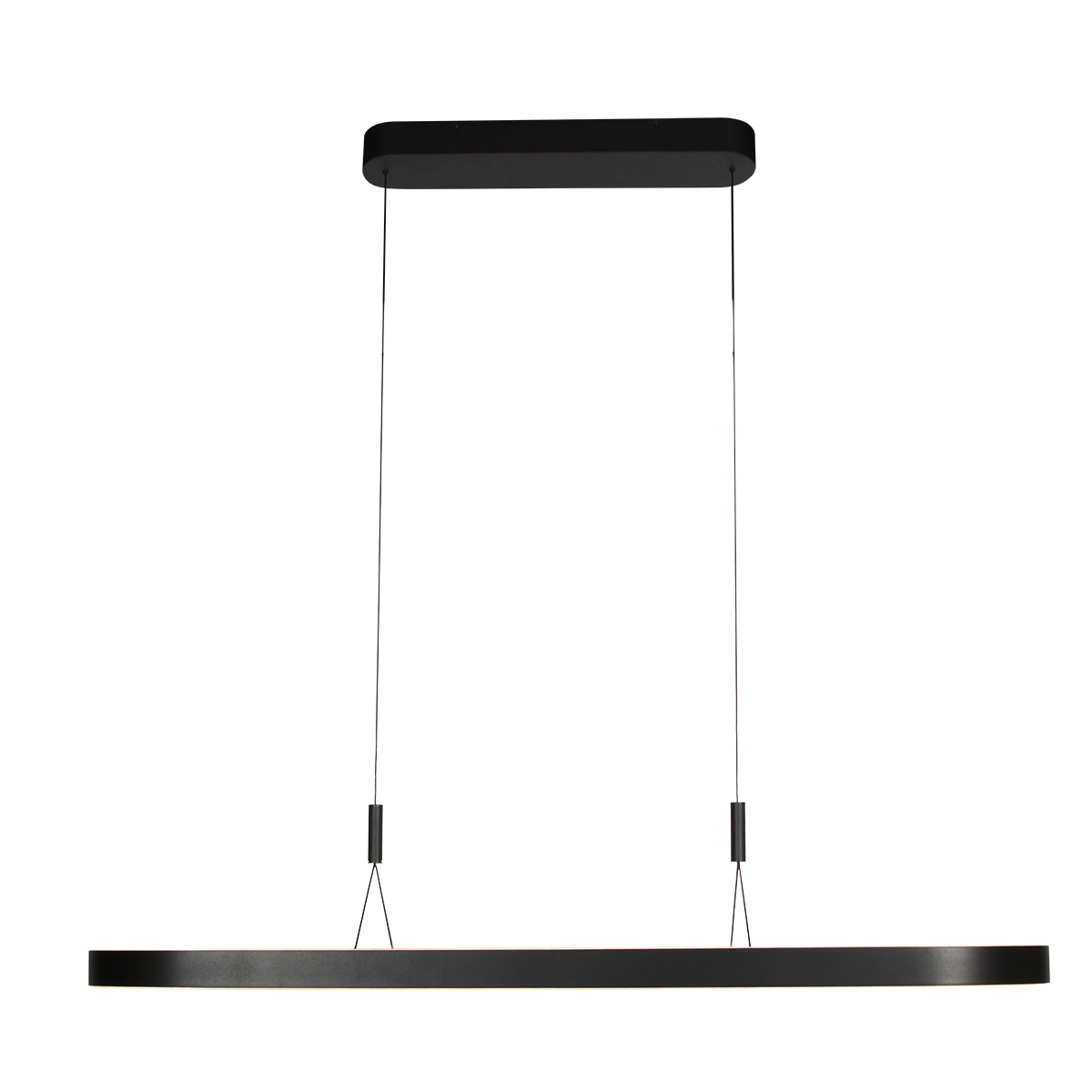 Suspension LED ovale noire avec éclairage haut et bas Steinhauer Mykty – Image 10