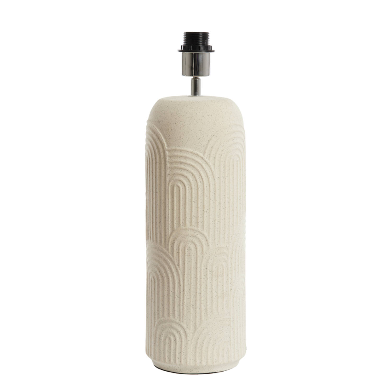 Socle de lampe en céramique avec relief Light & Living Diego
