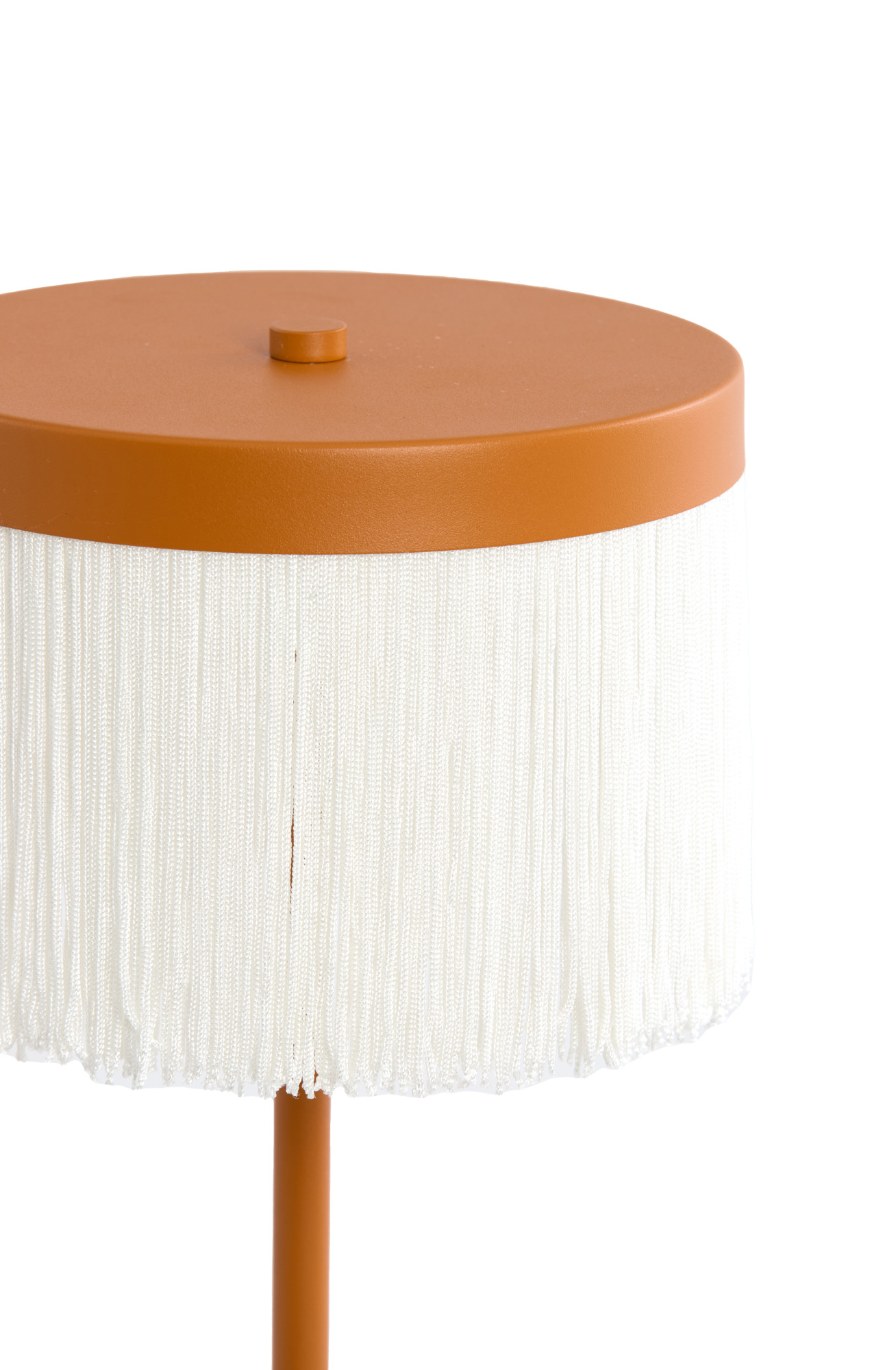 Lampe de table vintage orange à franges Light & Living Diny – Image 3