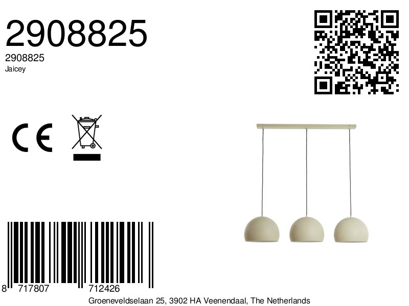 Ensemble de suspensions demi-sphériques Light & Living Jaicey – Image 8