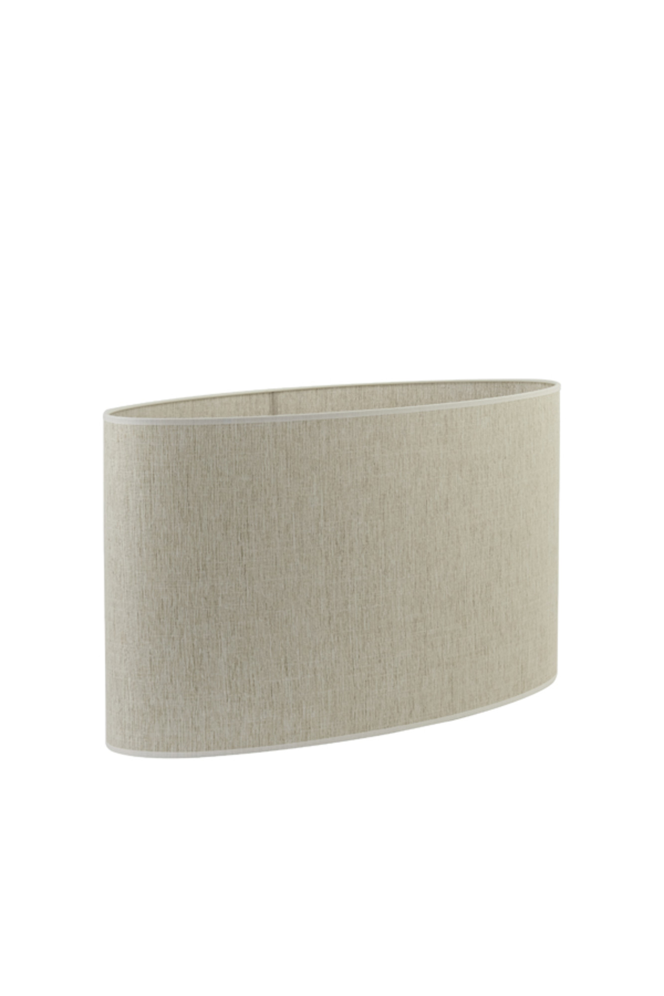 Abat-jour cylindrique en tissu beige Light & Living Breska – Image 5