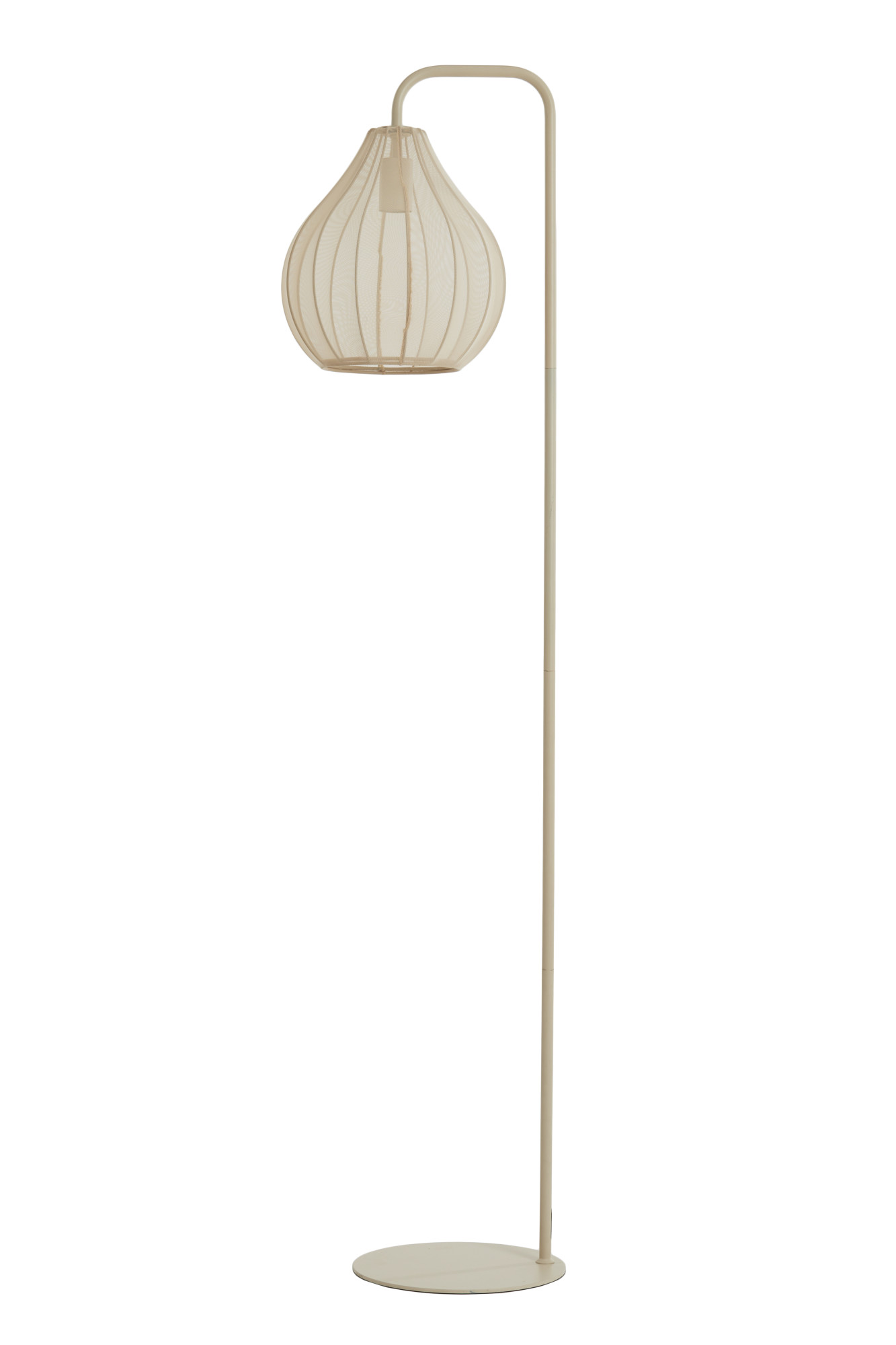 Lampadaire avec abat-jour beige Light & Living Elati – Image 2