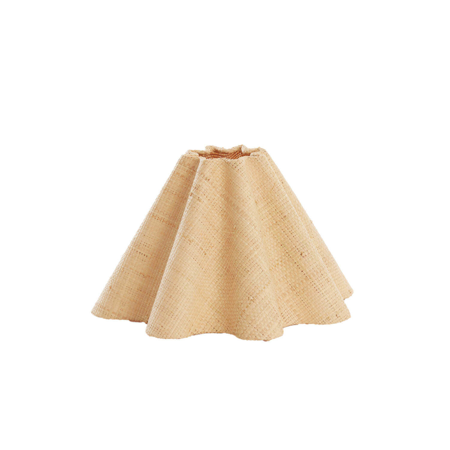 Écran de lampe en rotin dans des teintes naturelles Light & Living Bezaha