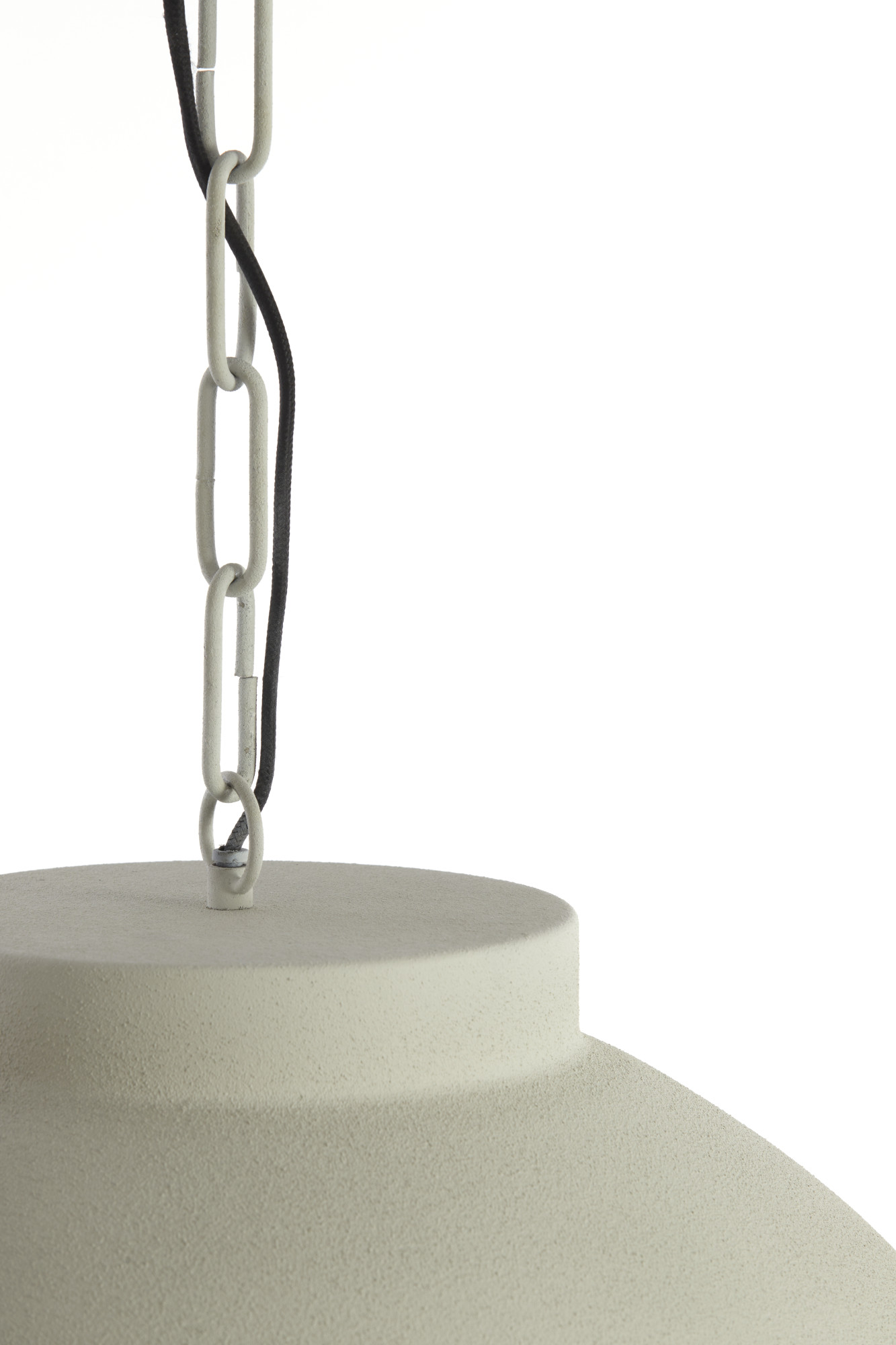 Suspension moderne en métal crème Light & Living Kylie – Image 3