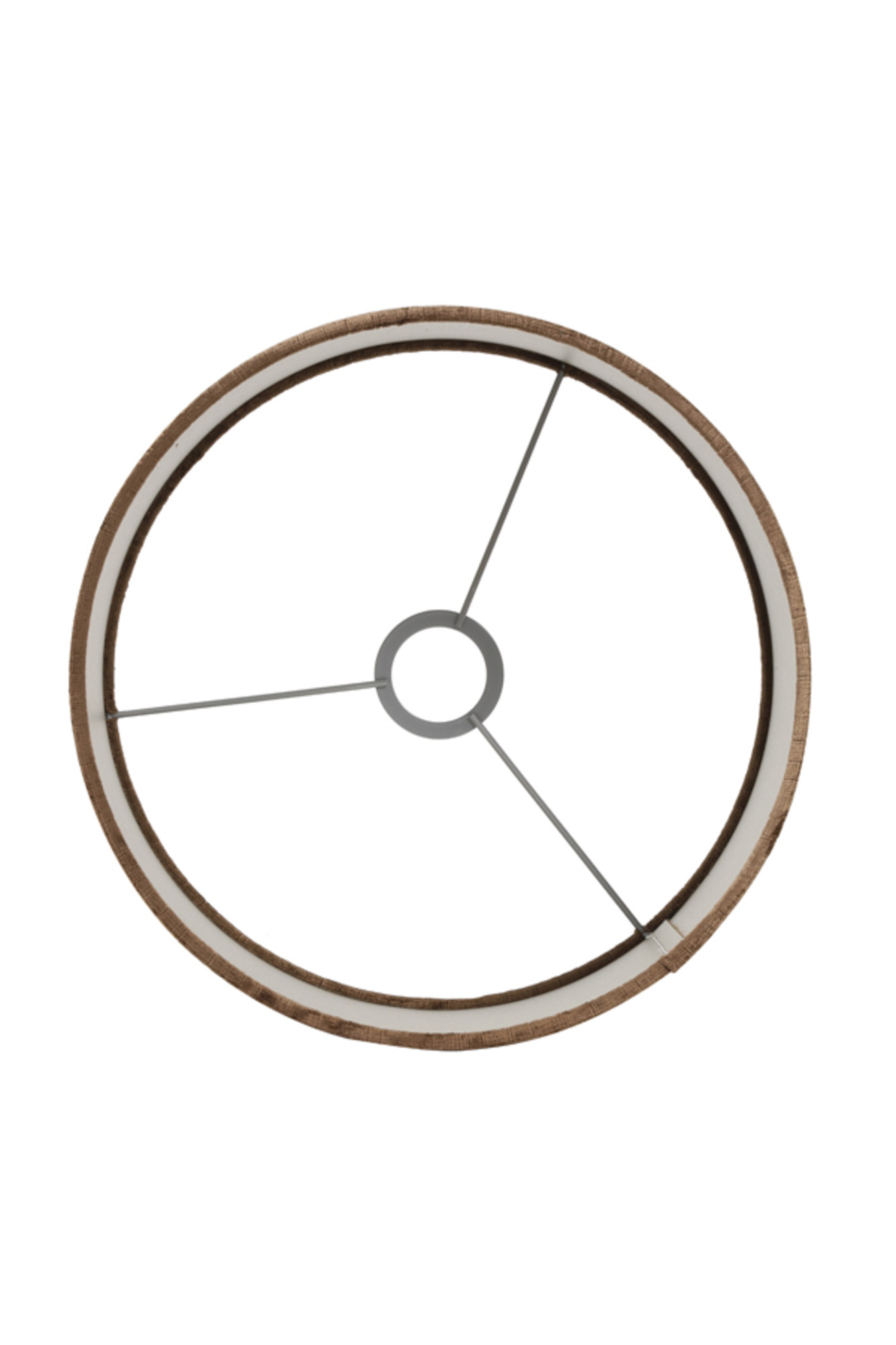 Abat-jour cylindrique en velours marron Light & Living Gemstone – Image 6