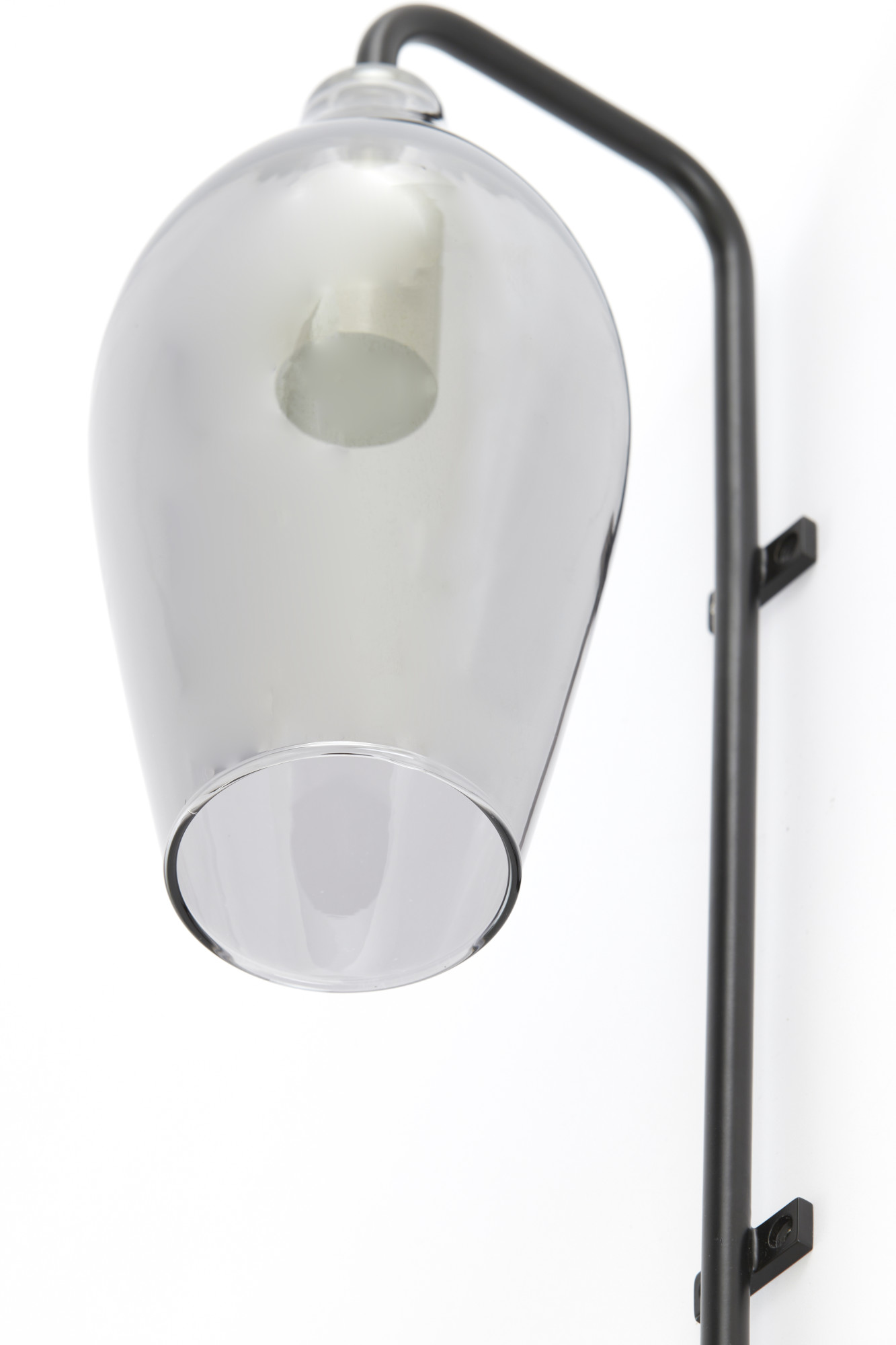 Abat-jour en verre avec détail en métal Light & Living Lukaro – Image 4