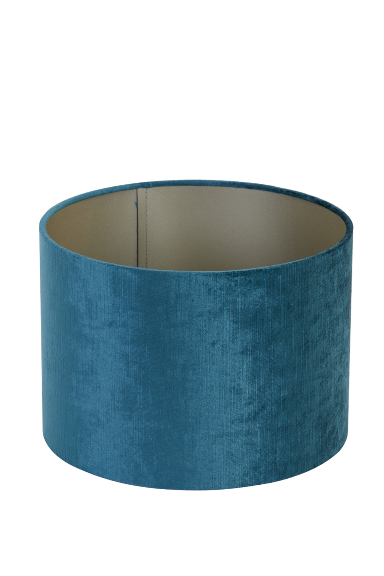 Abat-jour en velours bleu canard Light & Living Gemstone – Image 3