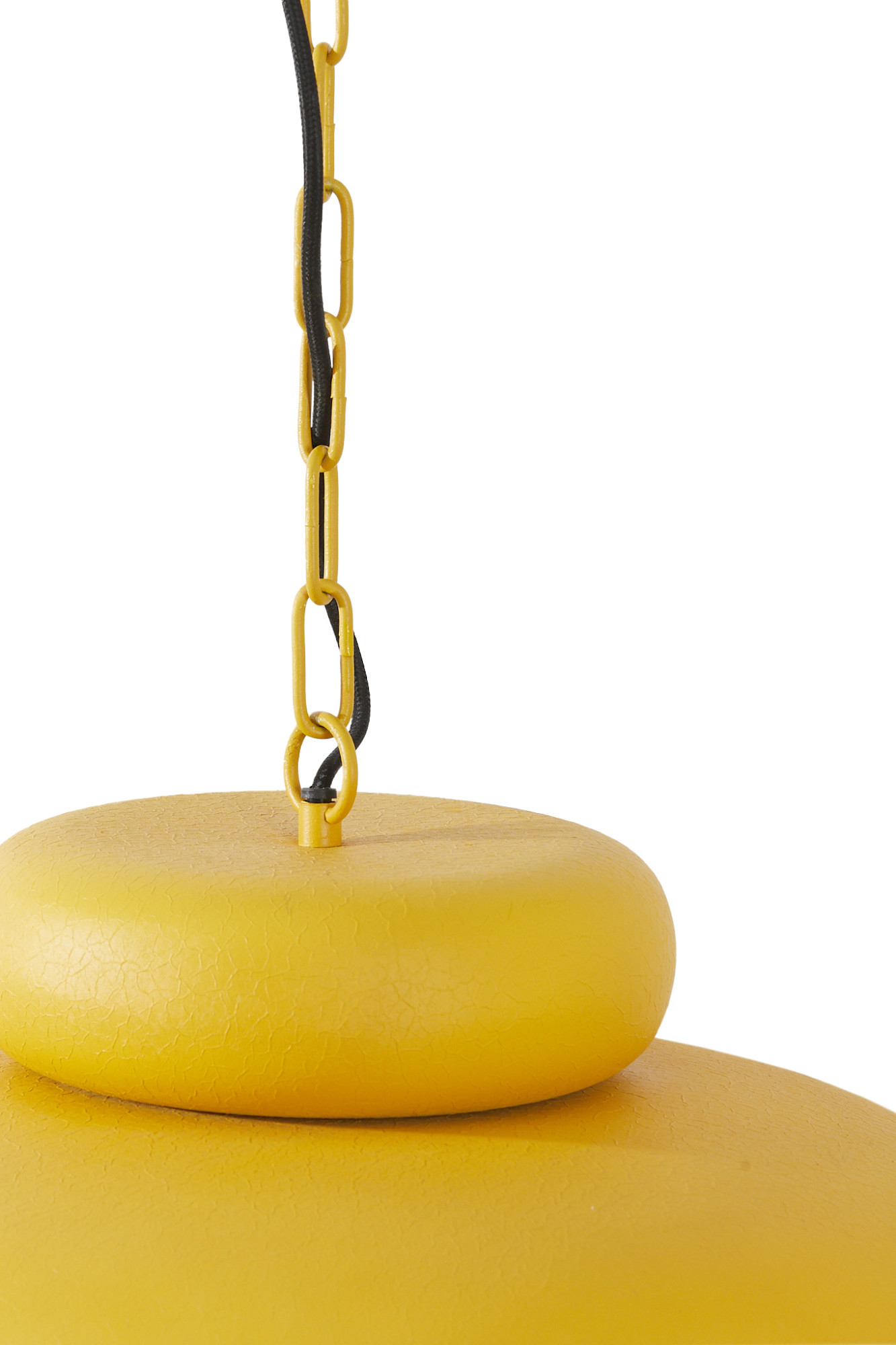 Suspension jaune rétro à forme ludique Light & Living Neiva – Image 4