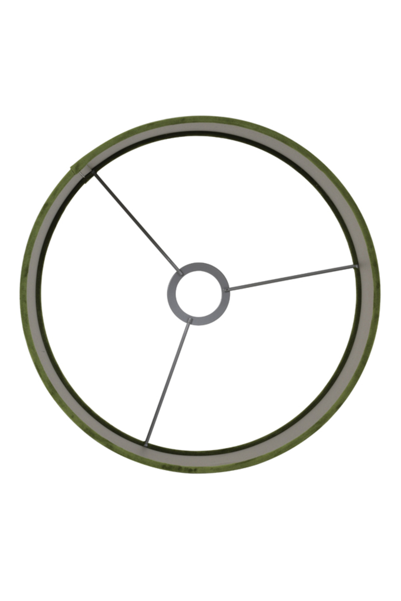 Abat-jour cylindrique en vert Light & Living Velours – Image 3