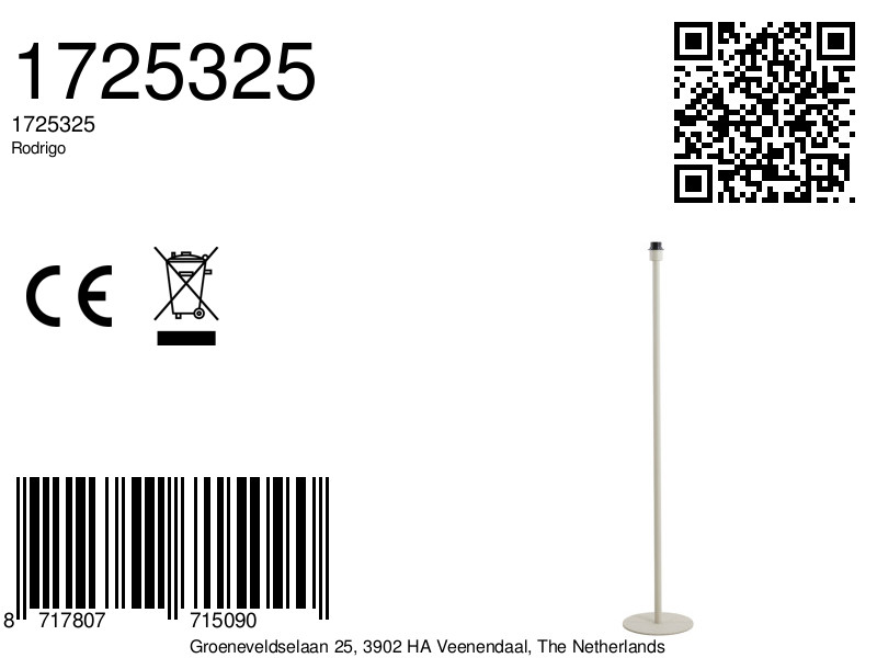 Structure sobre en beige Light & Living Rodrigo – Image 8