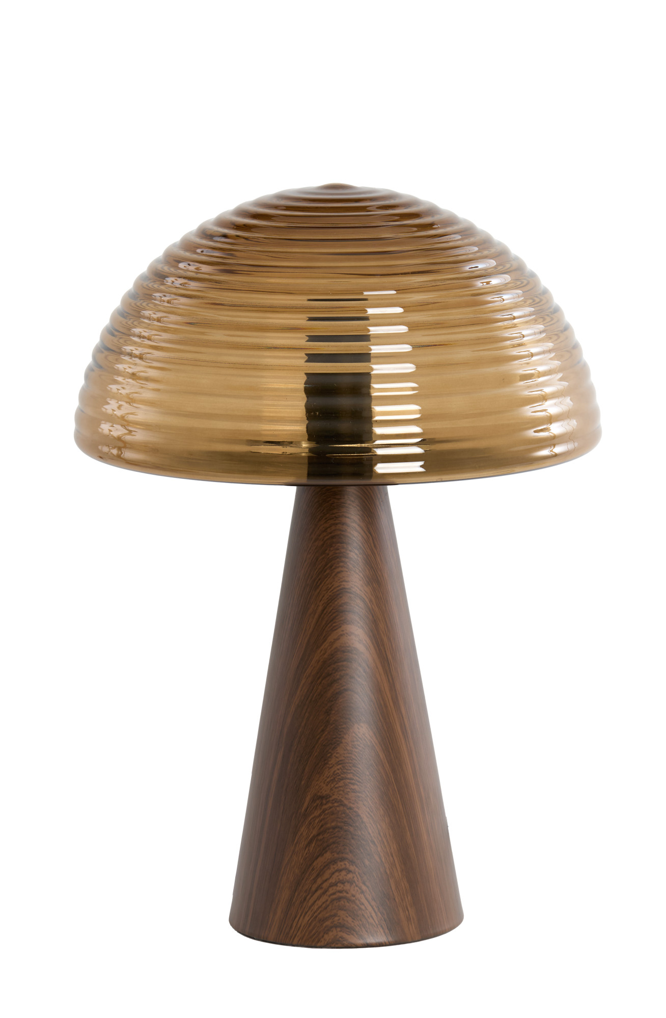 Lampe vintage en verre brun Light & Living Mueda – Image 2