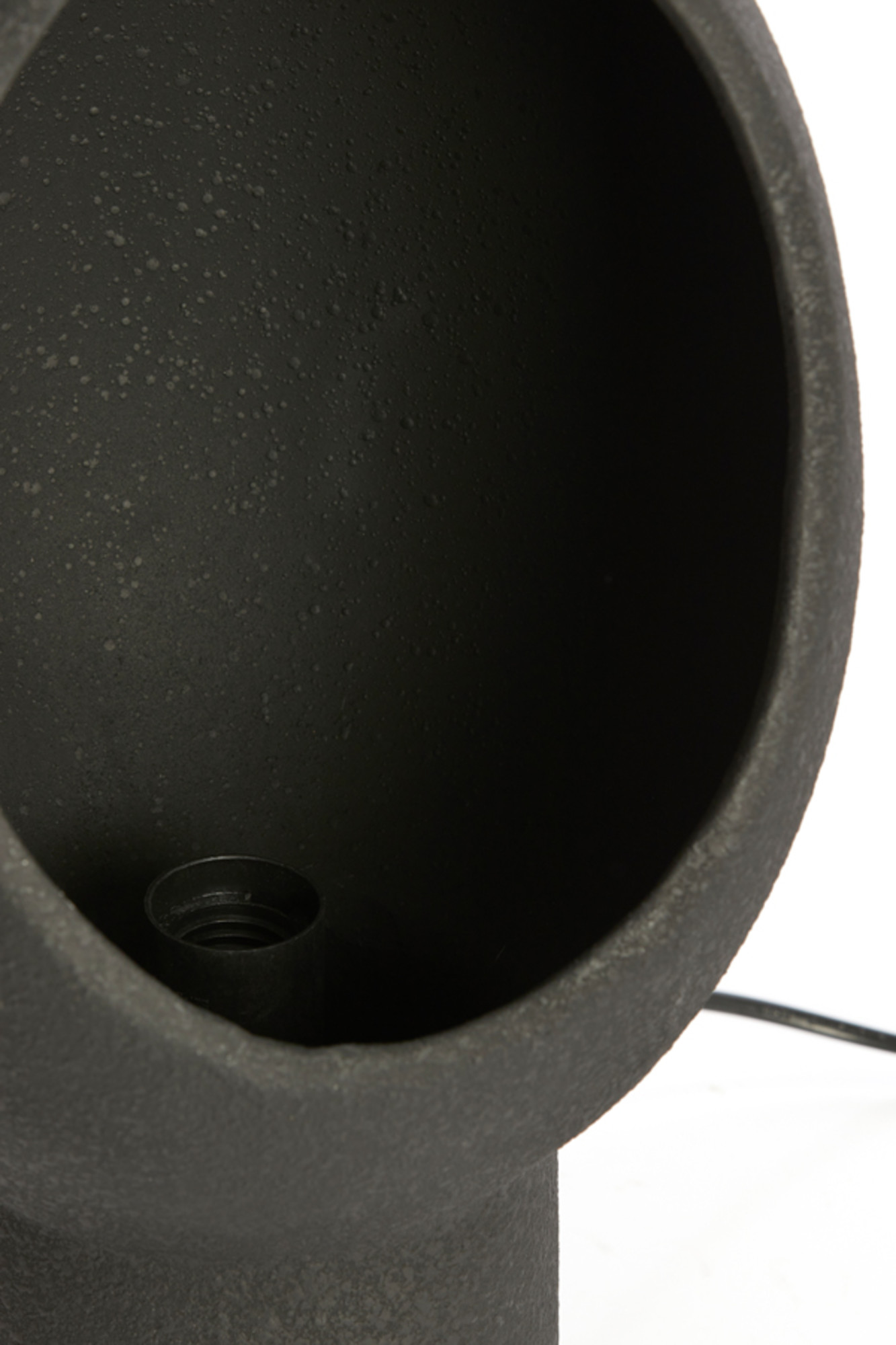 Lampe ovale en ciment noir Light & Living Monk – Image 5