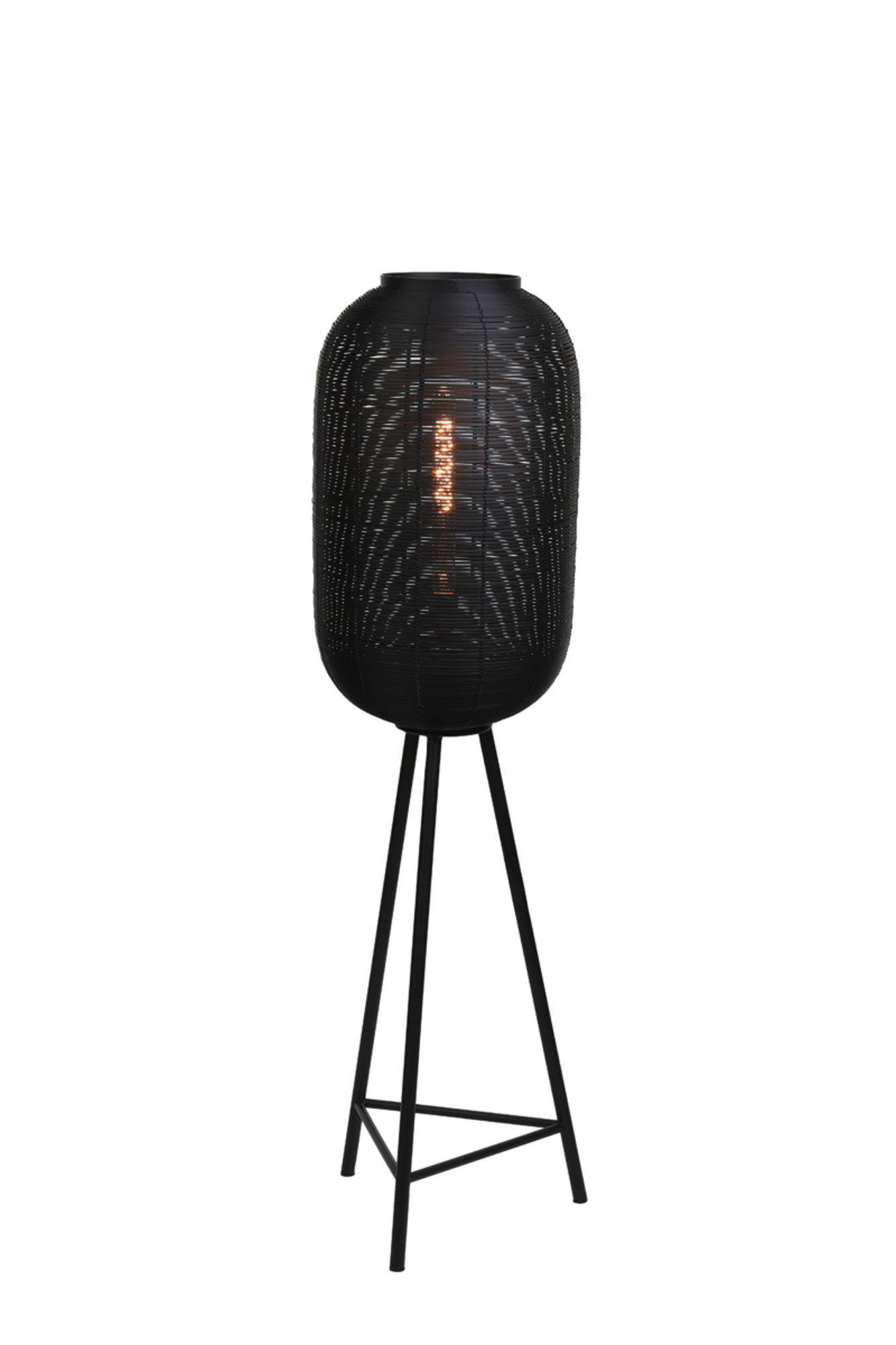 Lampadaire noir avec pied Light & Living Tomek – Image 3