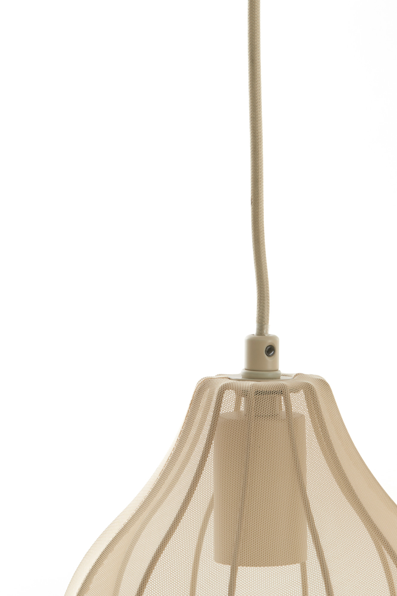 Suspension à cinq lumières tons neutres Light & Living Elati – Image 5