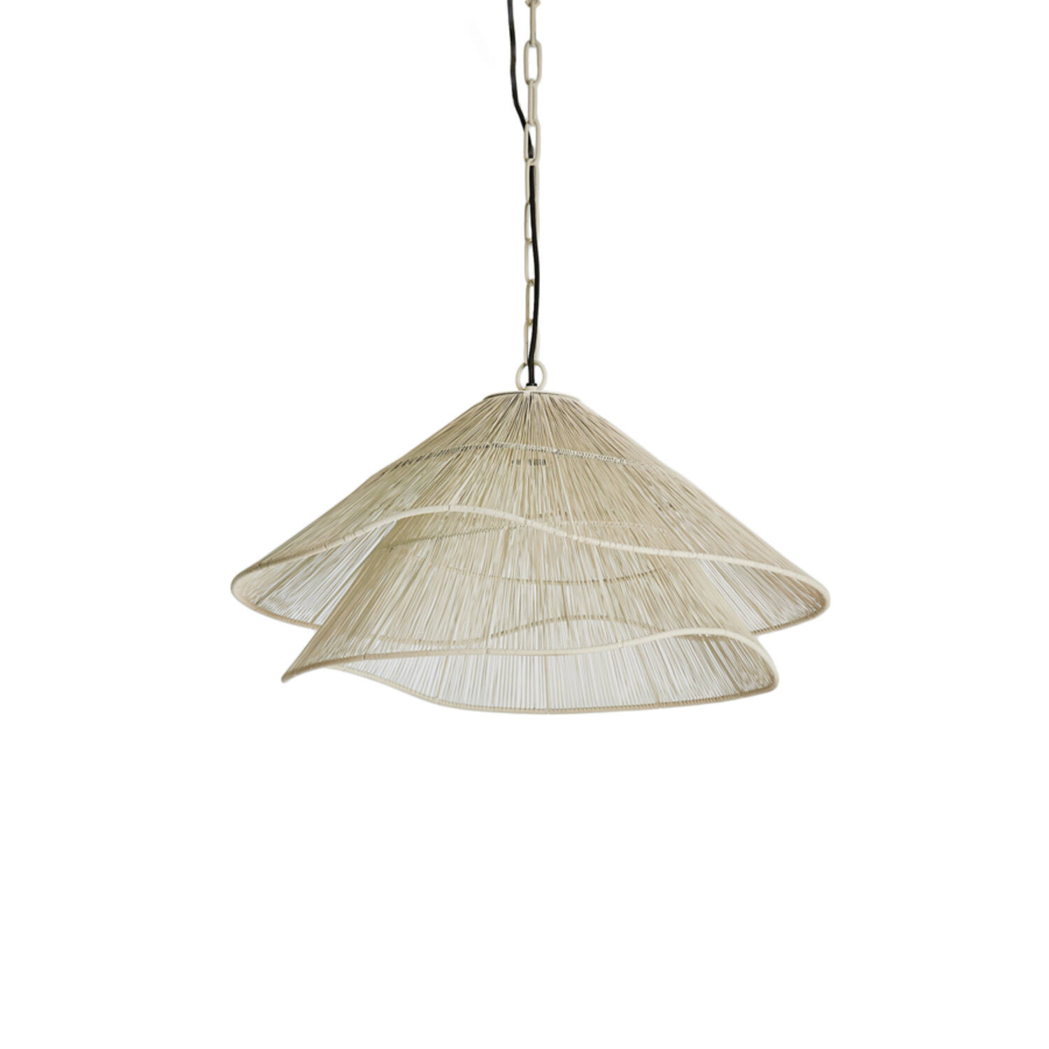 Suspension en rotin naturel Light & Living Alameda