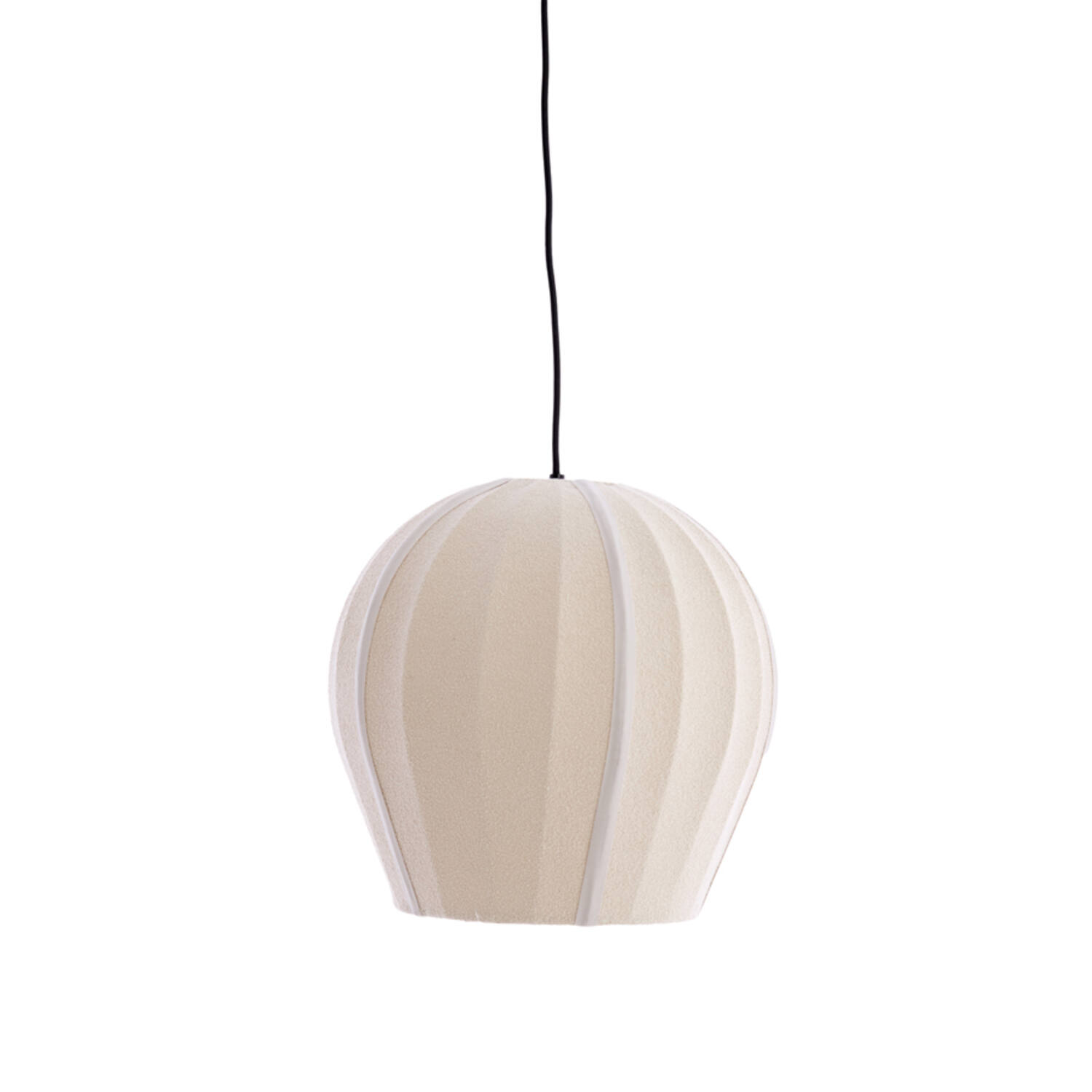 Suspension en tissu couleur sable pour une ambiance douce Light & Living Zagori