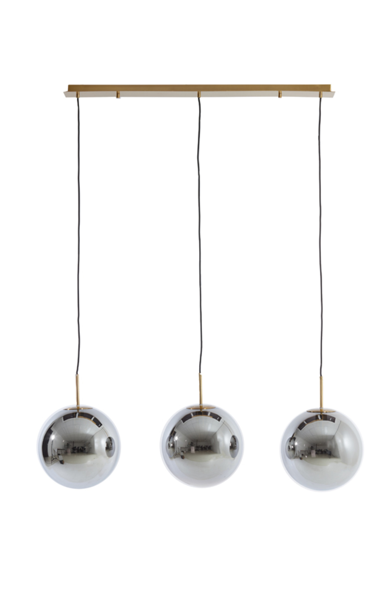 Suspension sphérique argentée Light & Living Medina – Image 2