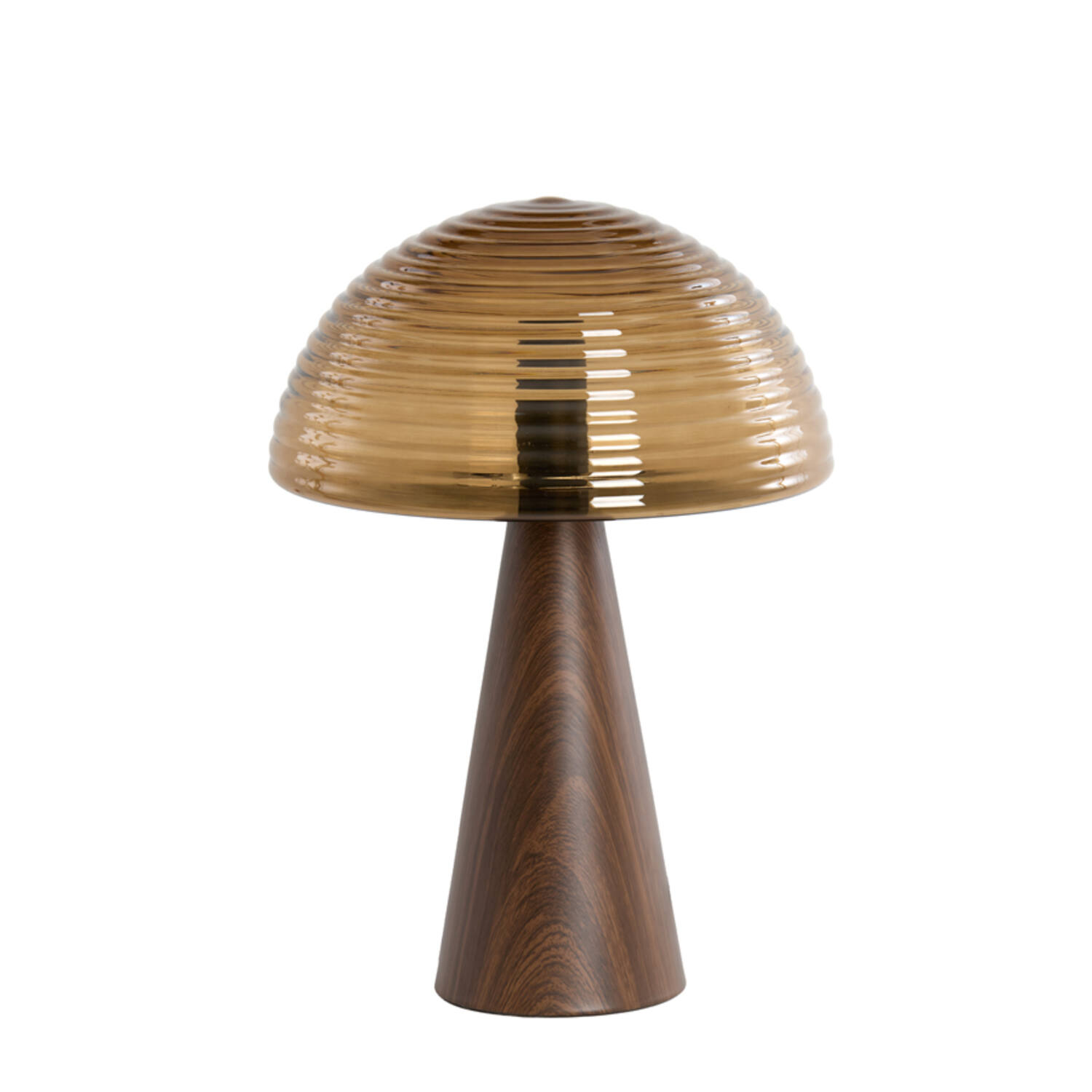 Lampe vintage en verre brun Light & Living Mueda
