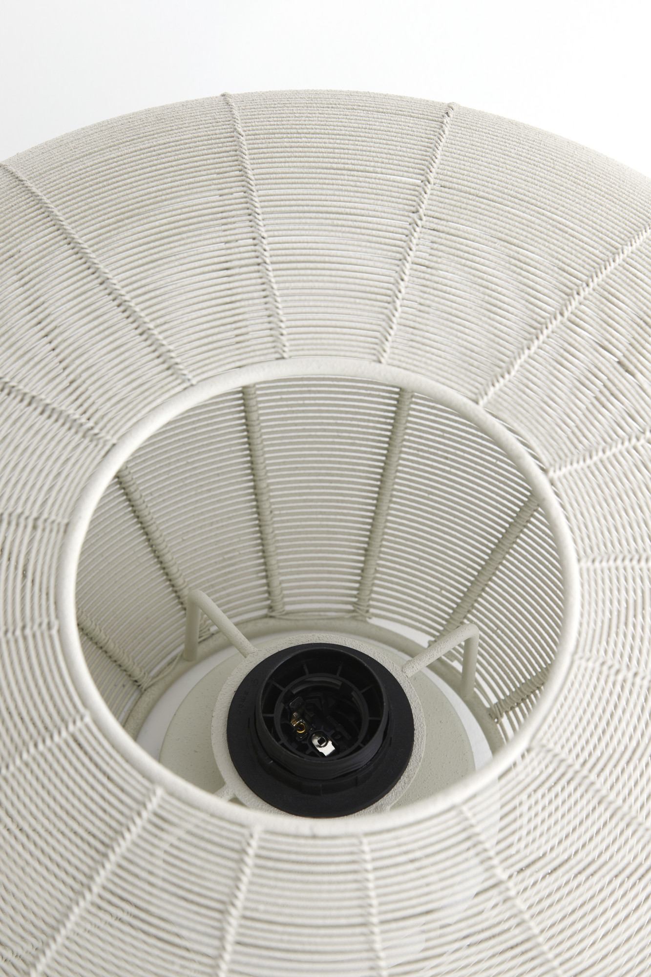 Suspension beige avec structure ouverte Light & Living Bahoto – Image 7