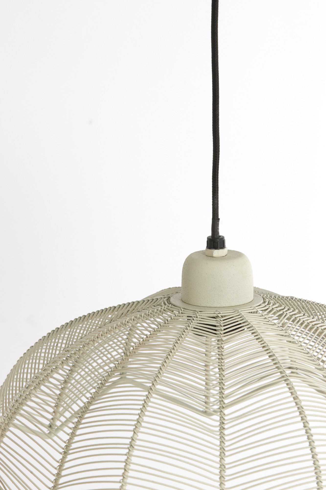 Suspension métallique blanche compacte Light & Living Espelo – Image 3