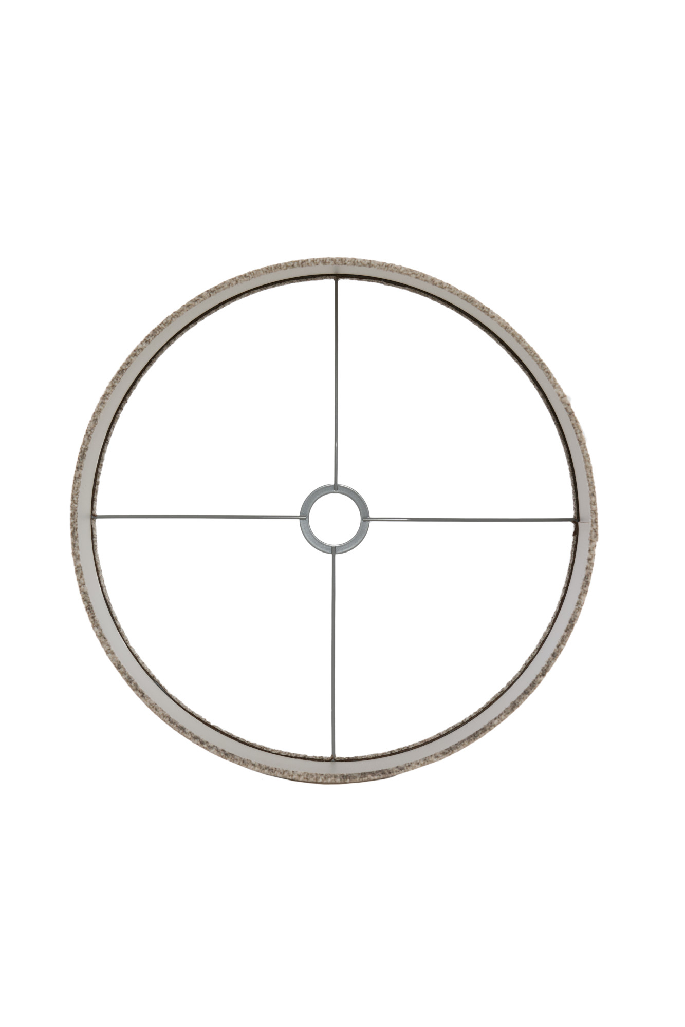 Ampoule en tissu beige de forme cylindrique Light & Living Brandy – Image 6