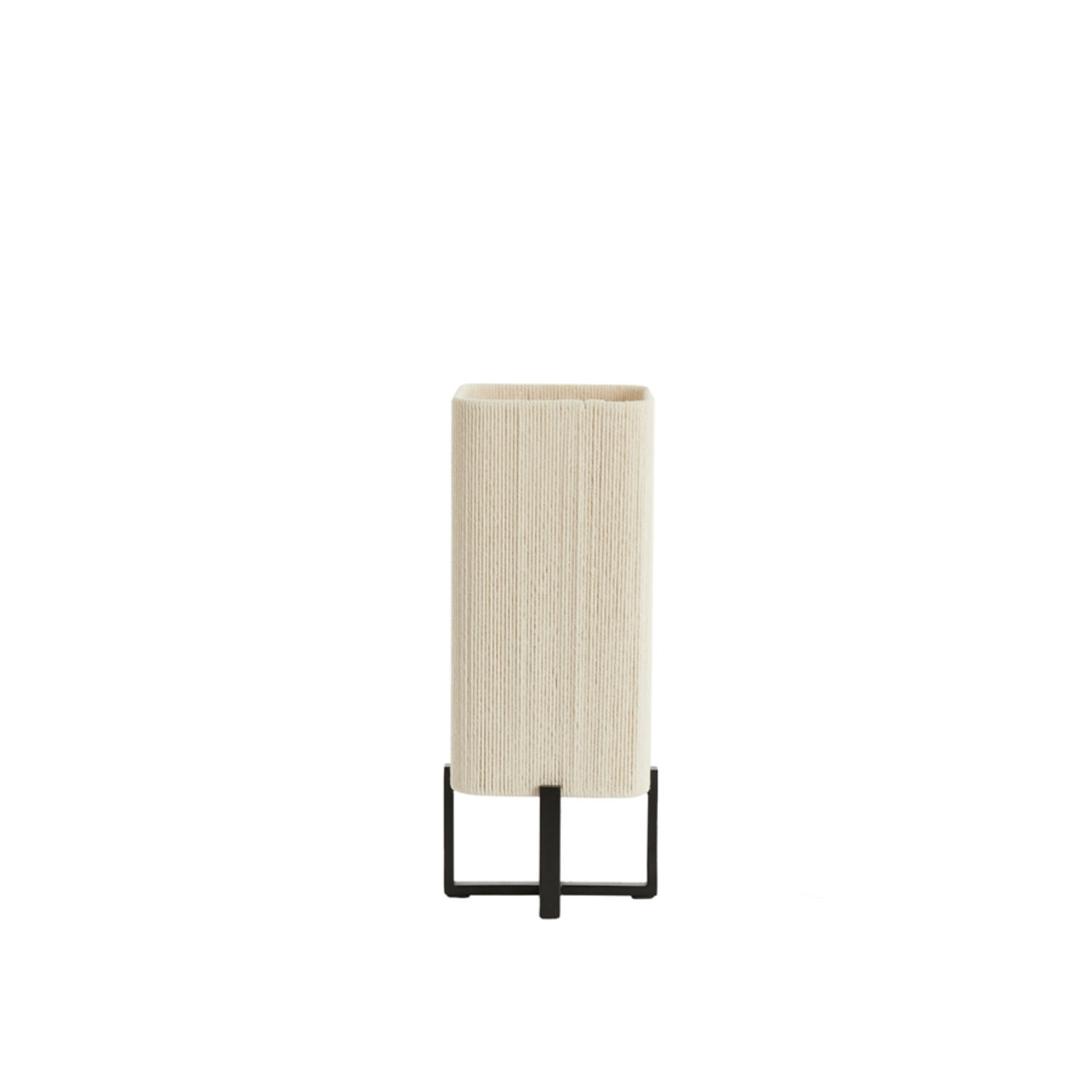 Petite lampe avec abat-jour rectangulaire beige Light & Living Wyn