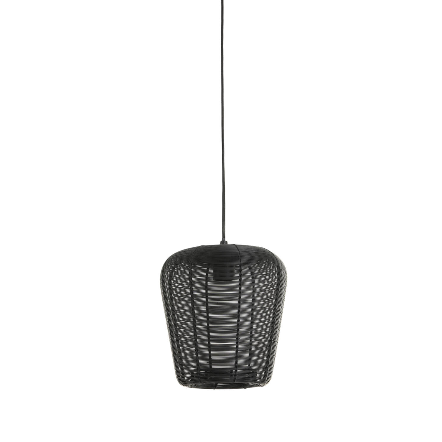 Suspension noire contemporaine en fil Light & Living Adeta