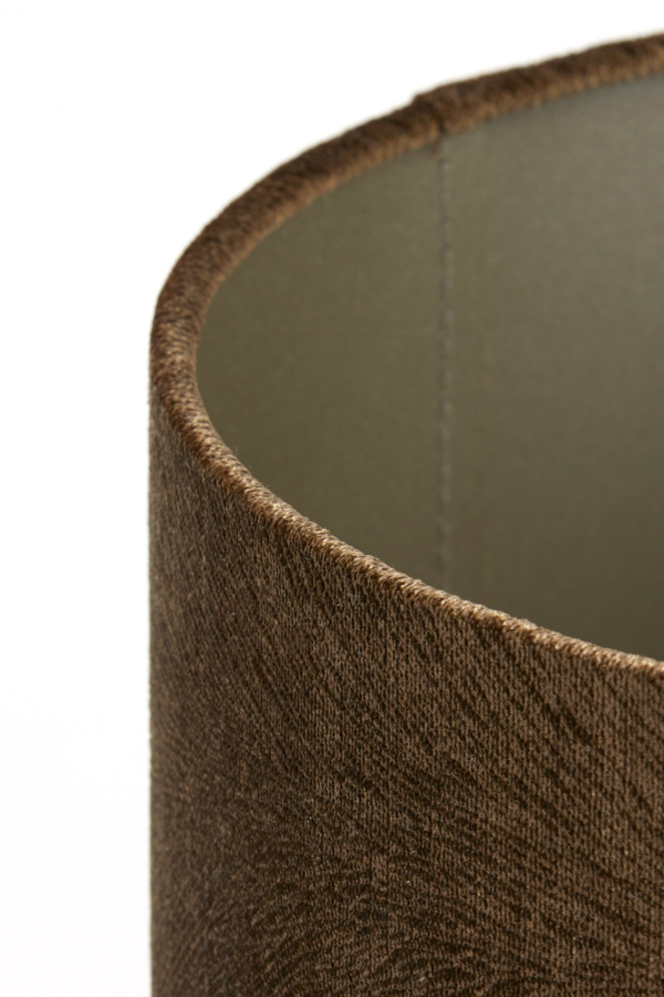 Abat-jour cylindrique brun pour l'ambiance Light & Living Lubis – Image 7