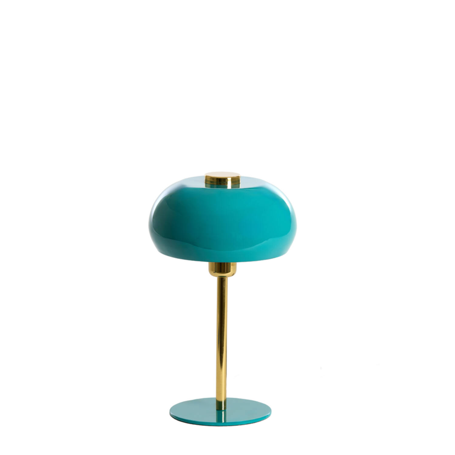 Lampe turquoise en métal avec doré Light & Living Surin