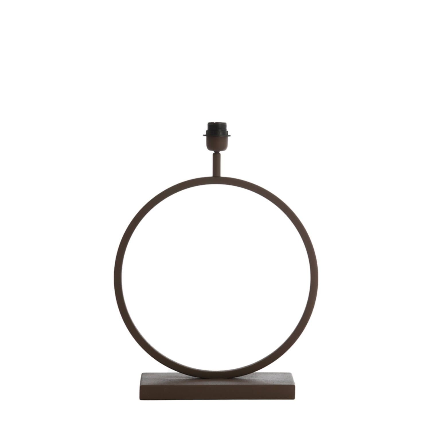 Socle de lampe en métal rond Light & Living Liva