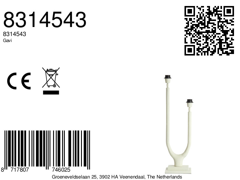 Lampe de table rustique Light & Living Gavi au style élégant – Image 8