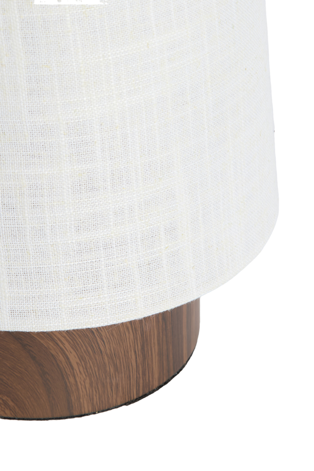 Lampe blanche conique en tissu Light & Living Howie – Image 5