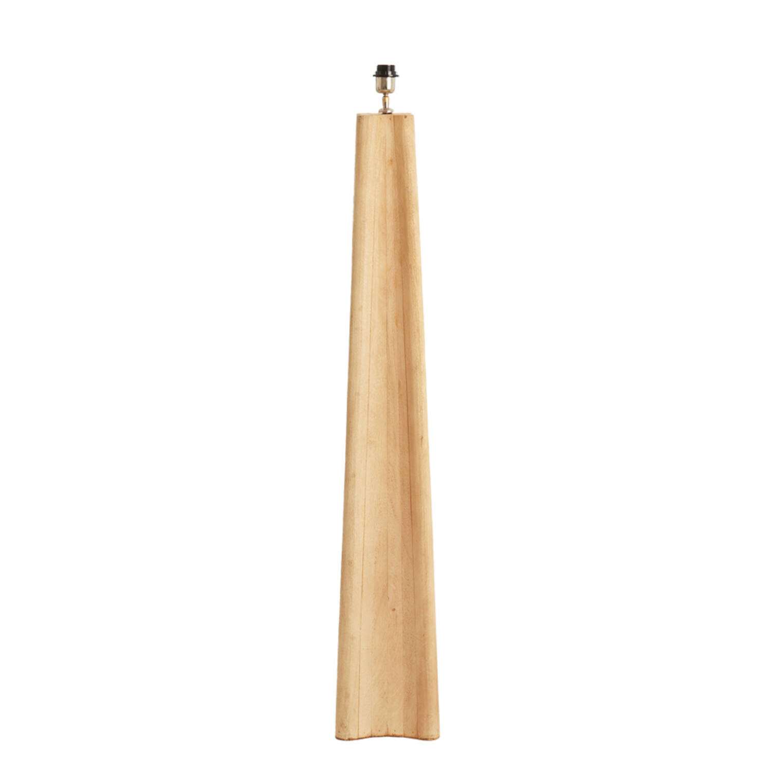 Piedestal de lampe de table en bois élancé Light & Living Navelli