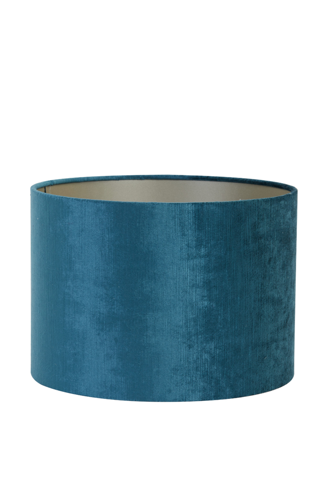 Abat-jour en velours bleu canard Light & Living Gemstone – Image 2