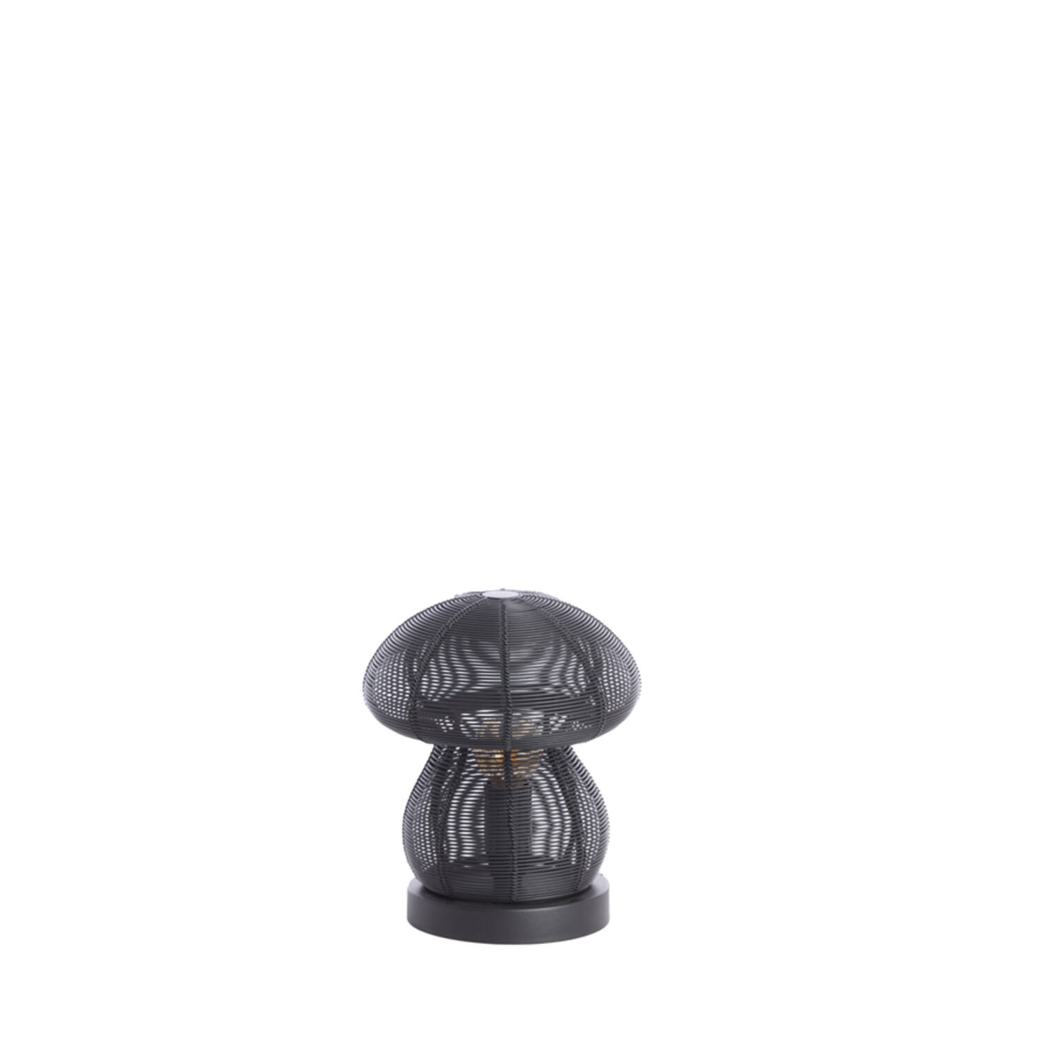 Petite lampe champignon noire Light & Living Mushroom
